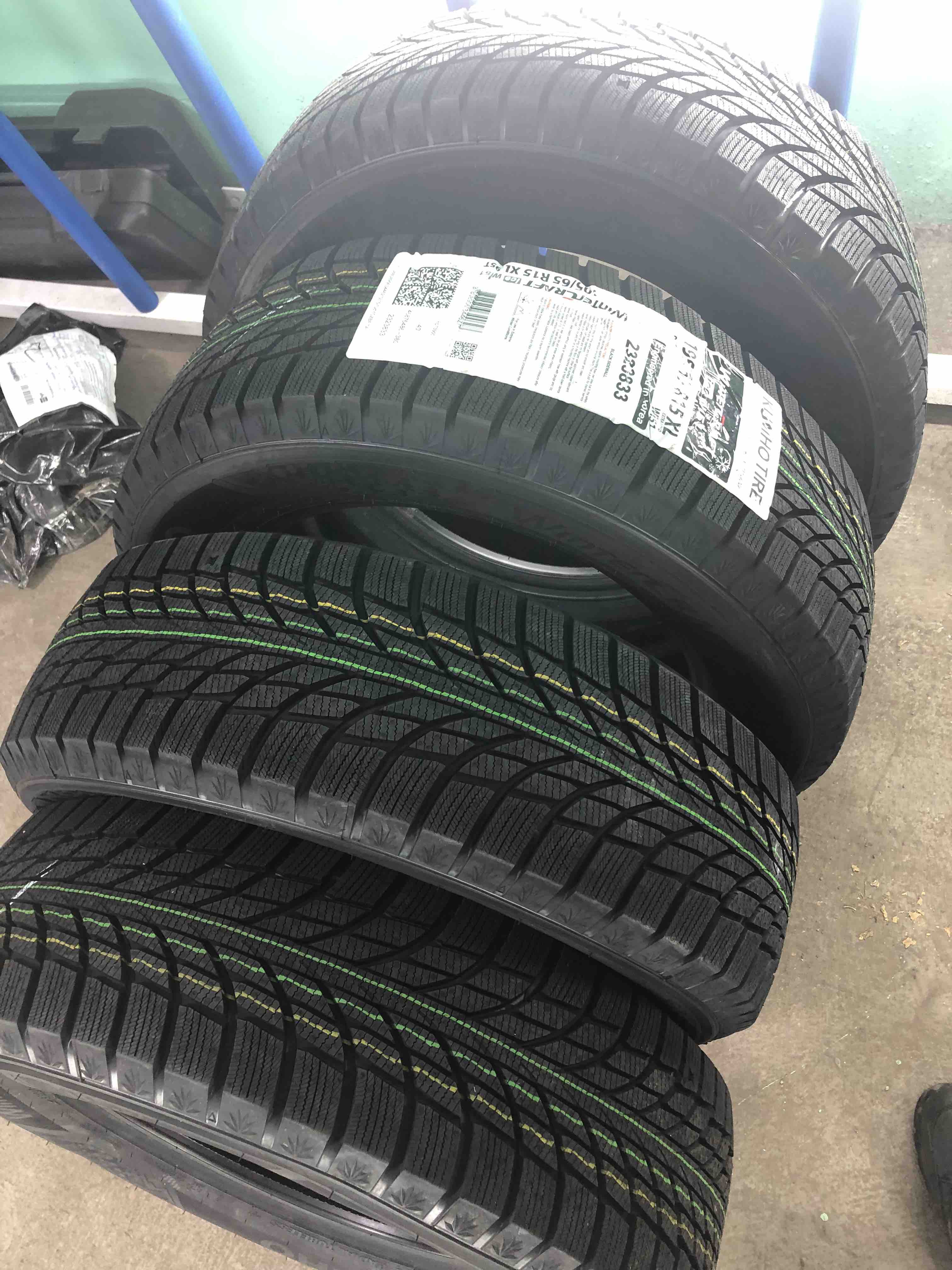 Шины KUMHO 195/65/15 T 95 WinterCraft Ice Wi51 - отзывы покупателей на  Мегамаркет