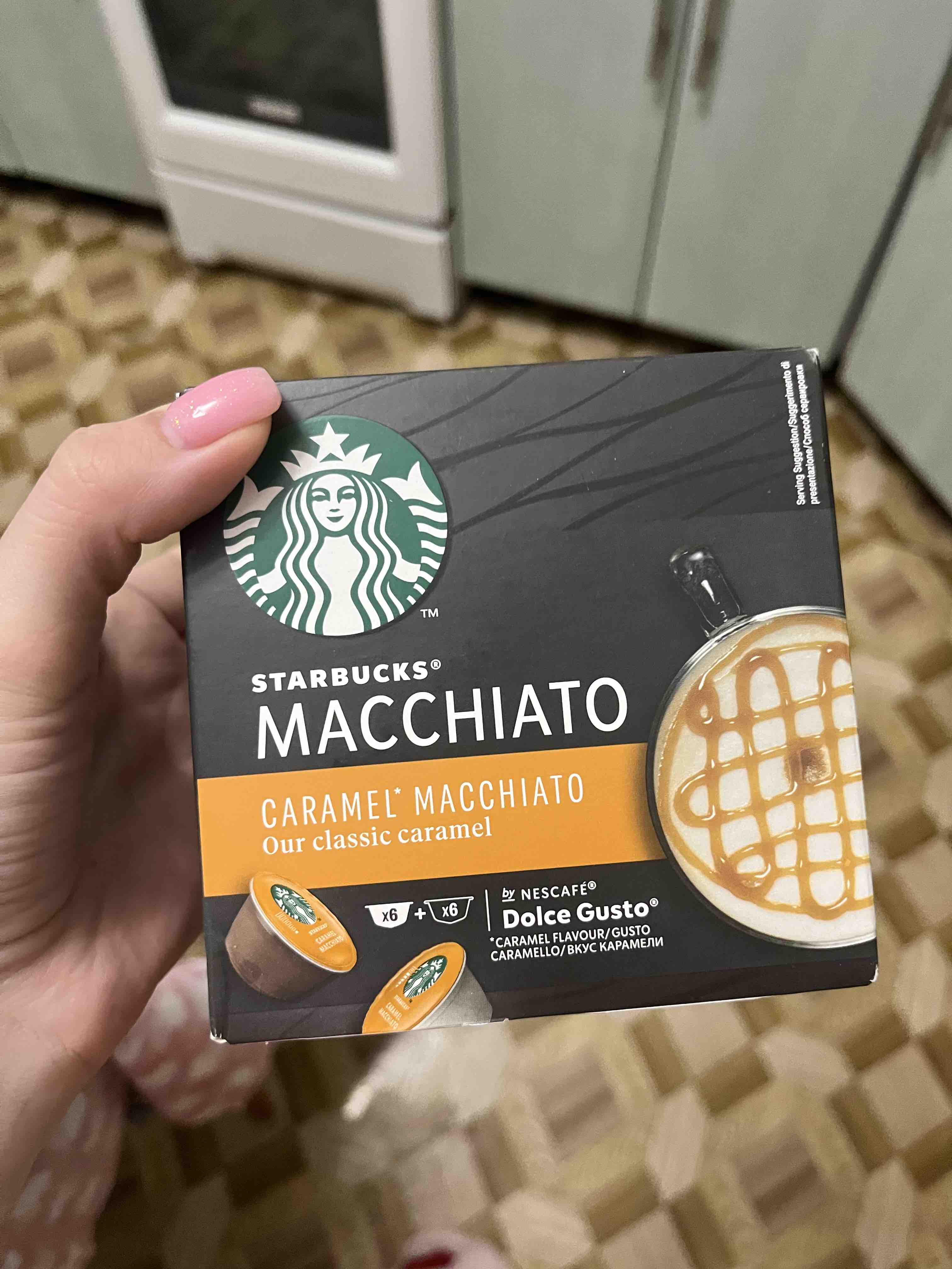 starbucks dolce gusto caramel macchiato coffee pods