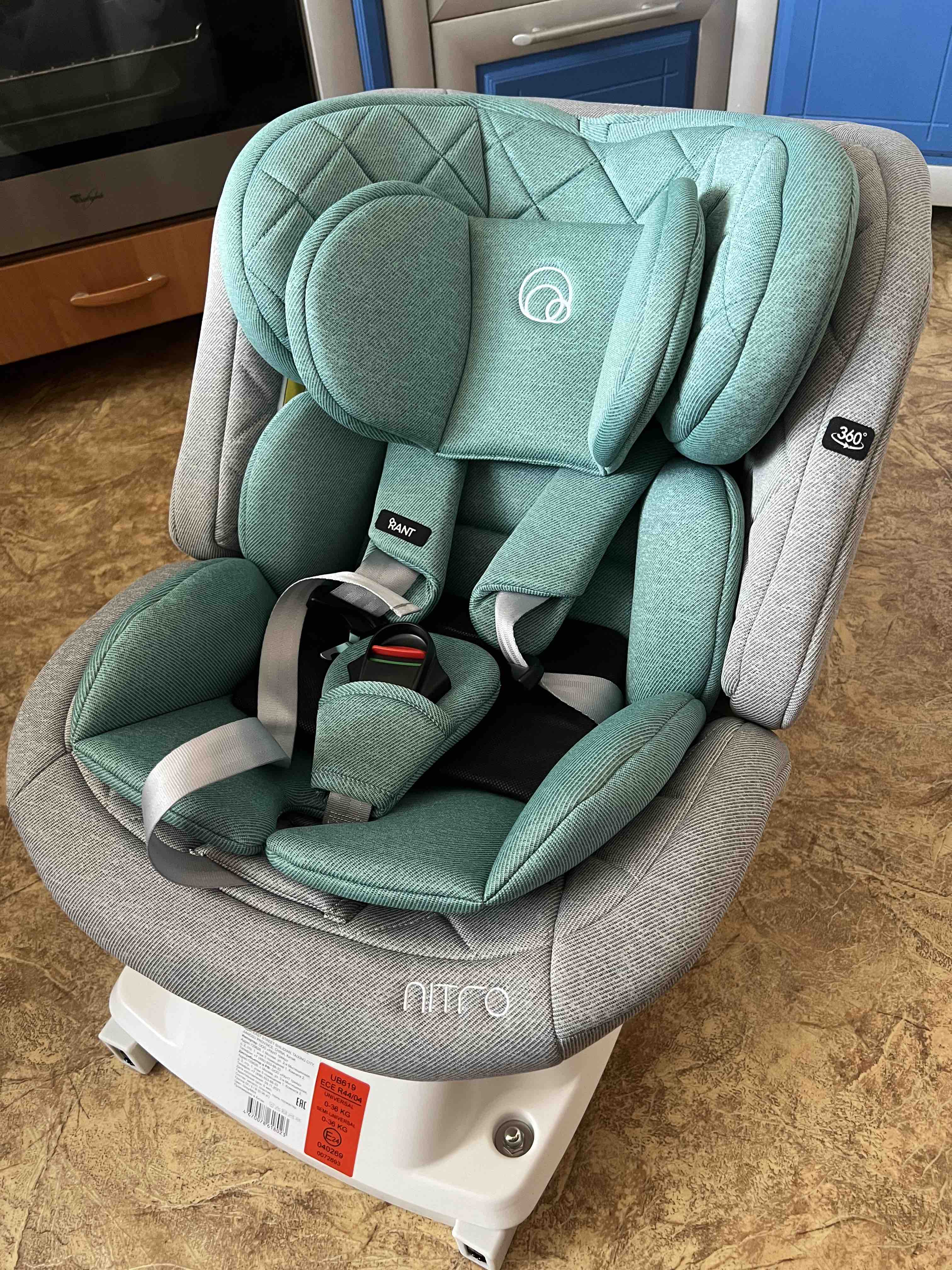 Автокресло RANT NITRO isofix Grey/Pink группа 0+-1-2-3 (0-36 кг) - отзывы  покупателей на Мегамаркет