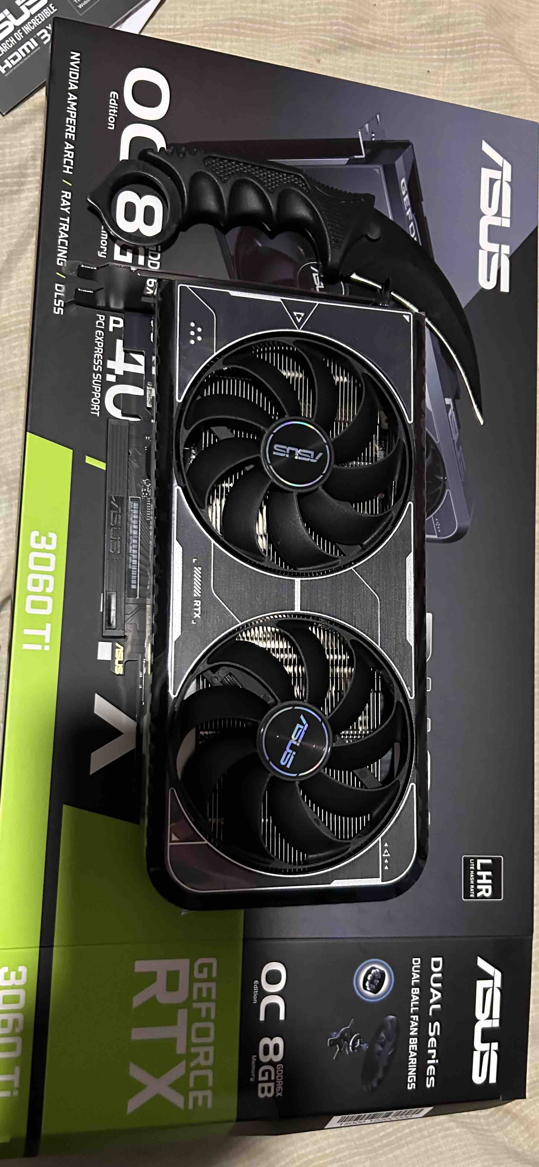 Видеокарта ASUS NVIDIA GeForce RTX 3060 Ti DUAL OC - отзывы покупателей на  маркетплейсе Мегамаркет | Артикул: 600010048436