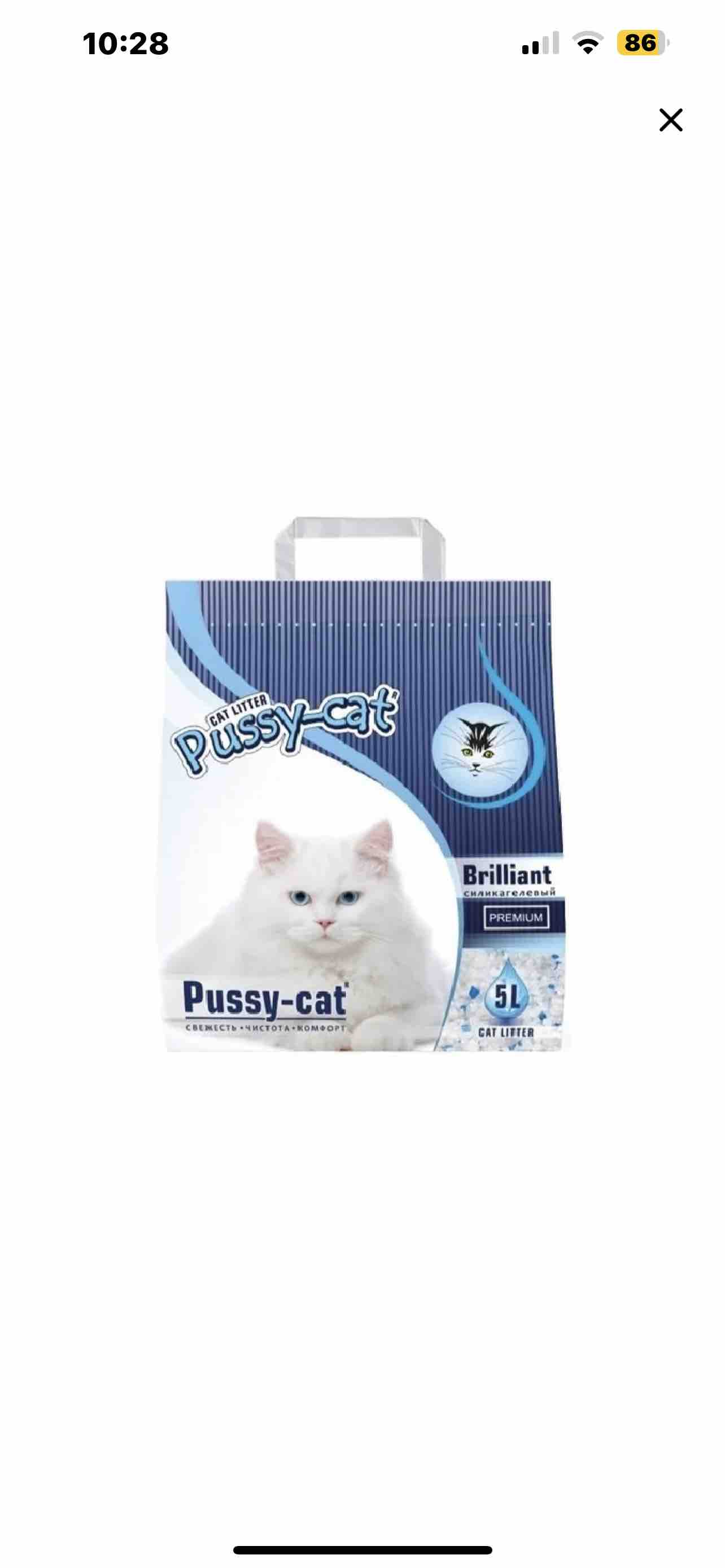 Впитывающий наполнитель для кошек Pussy-Cat Premium Brilliant  силикагелевый, 2 кг, 5 л - отзывы покупателей на маркетплейсе Мегамаркет |  Артикул товара:100024286265