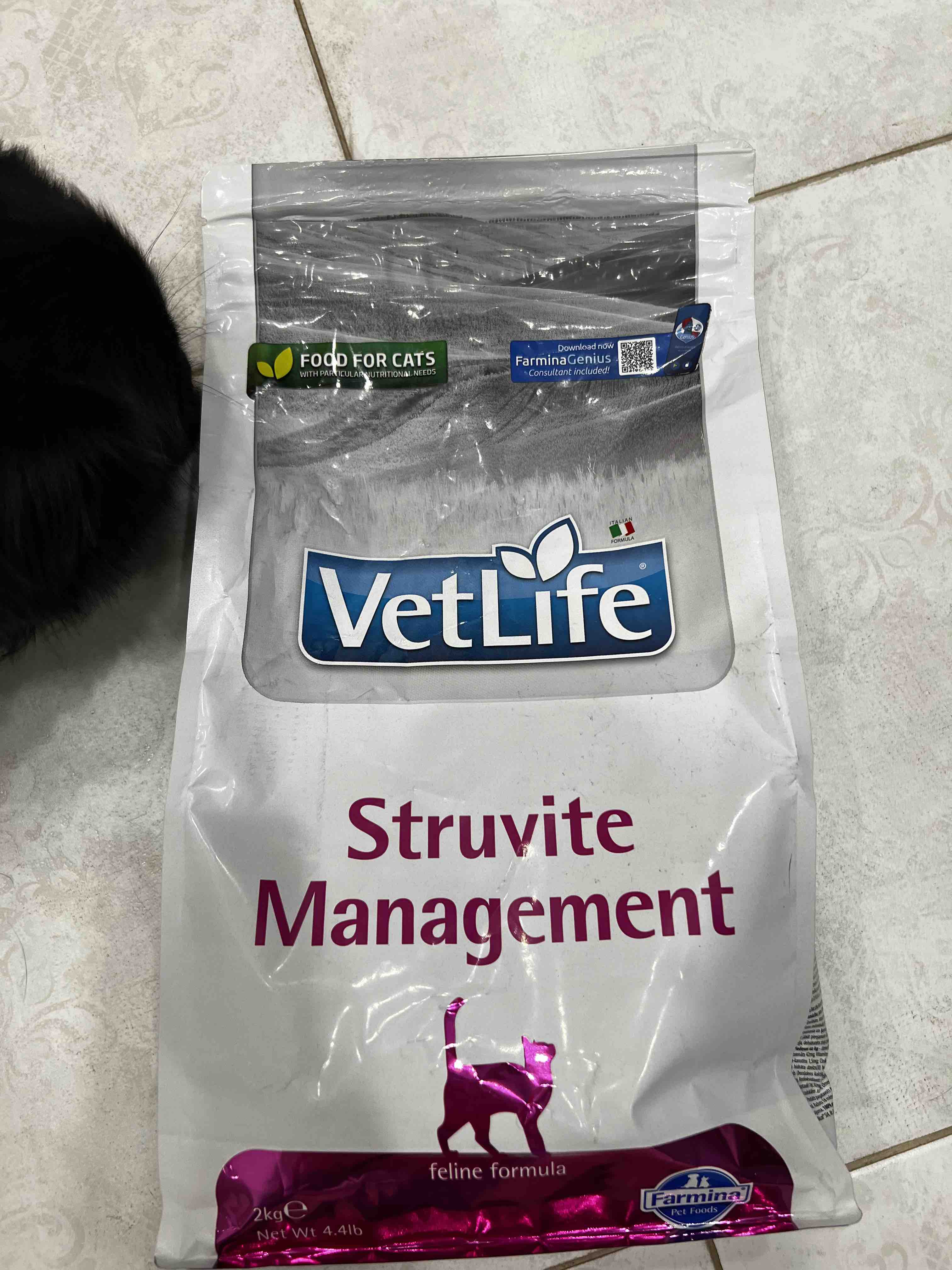 Vet life cat struvite