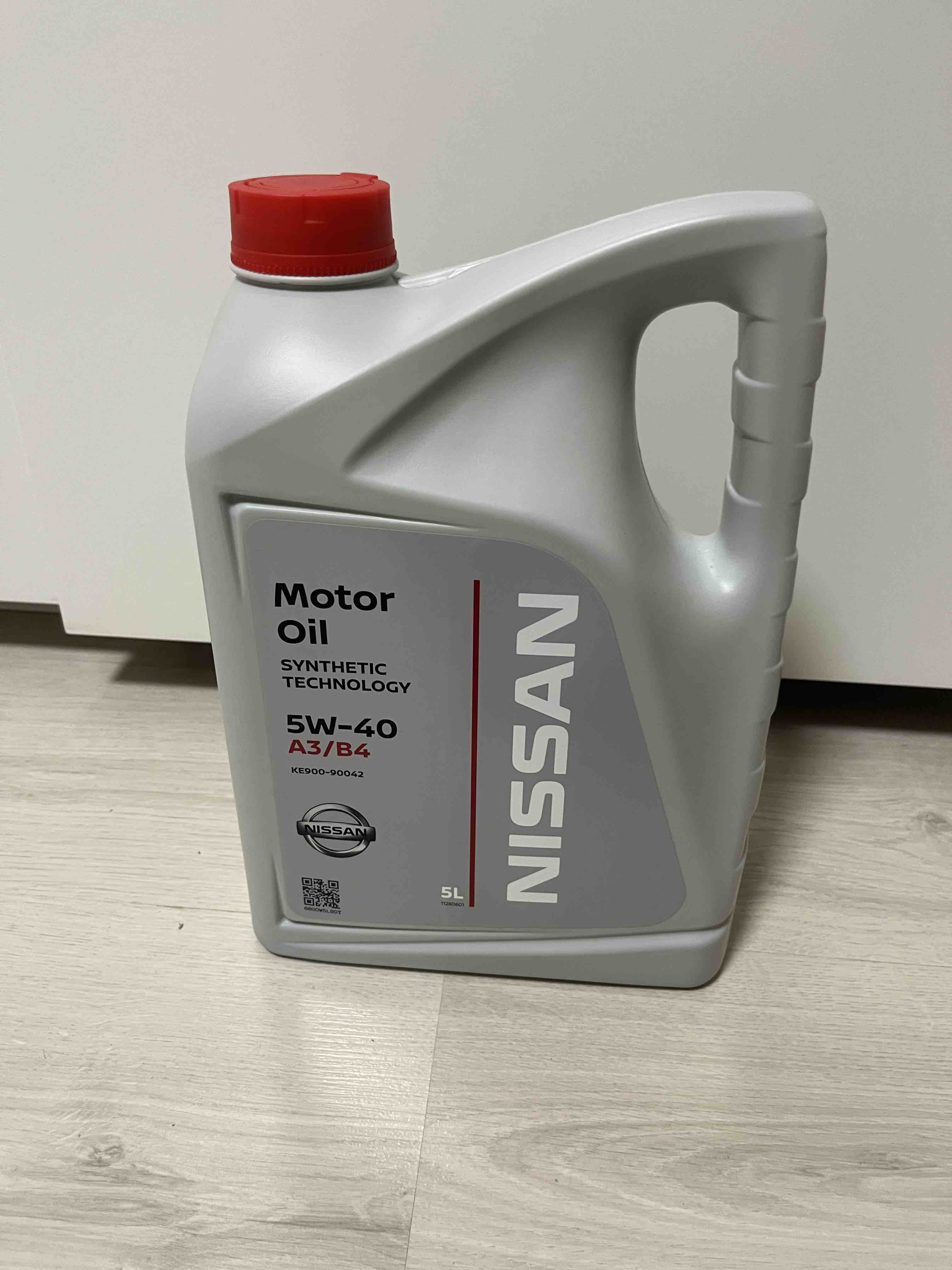 Масло nissan motor oil 5w 40