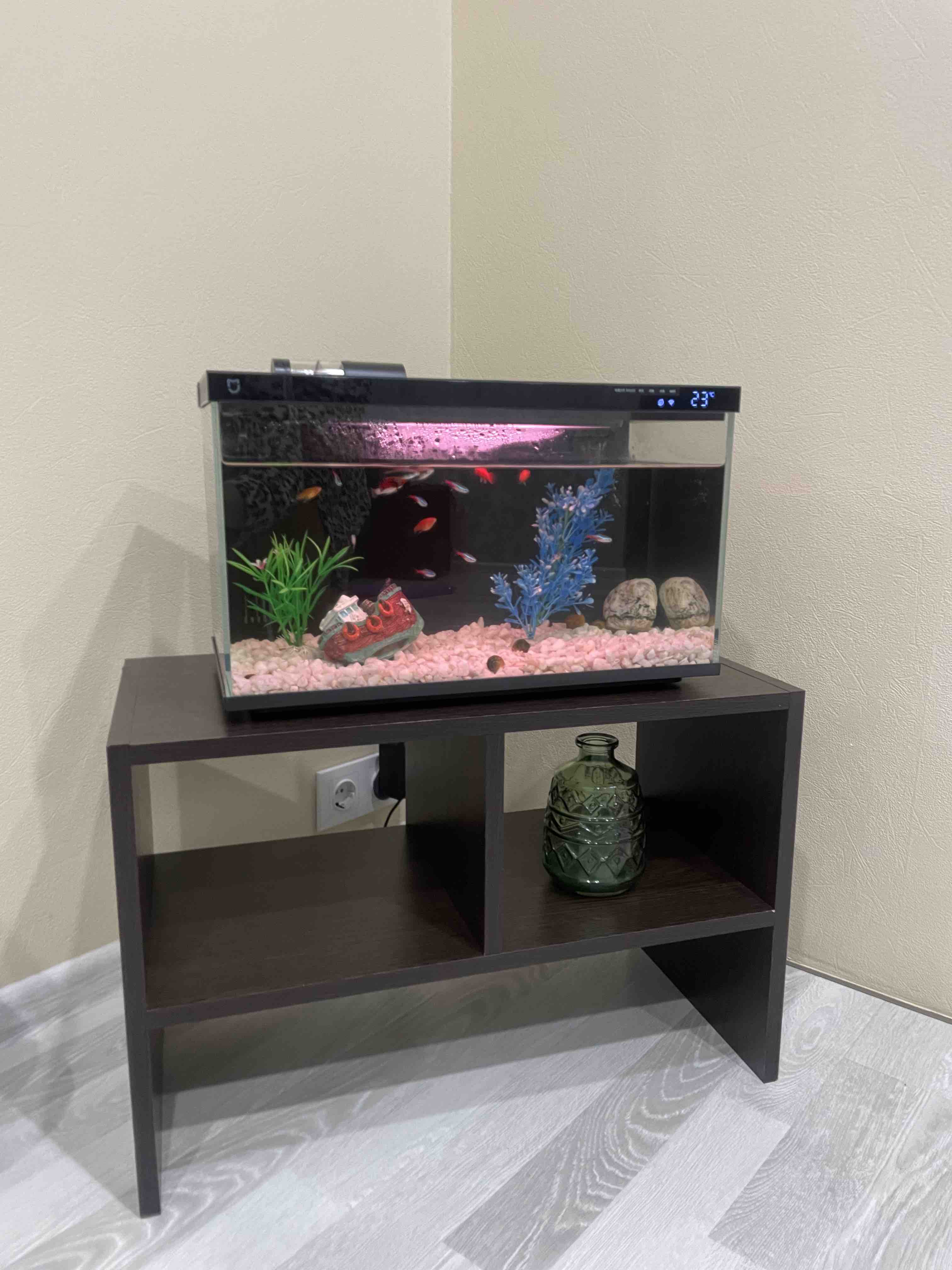 умный аквариум xiaomi mijia smart fish tank myg100, умный аквариум xiaomi 20 литров