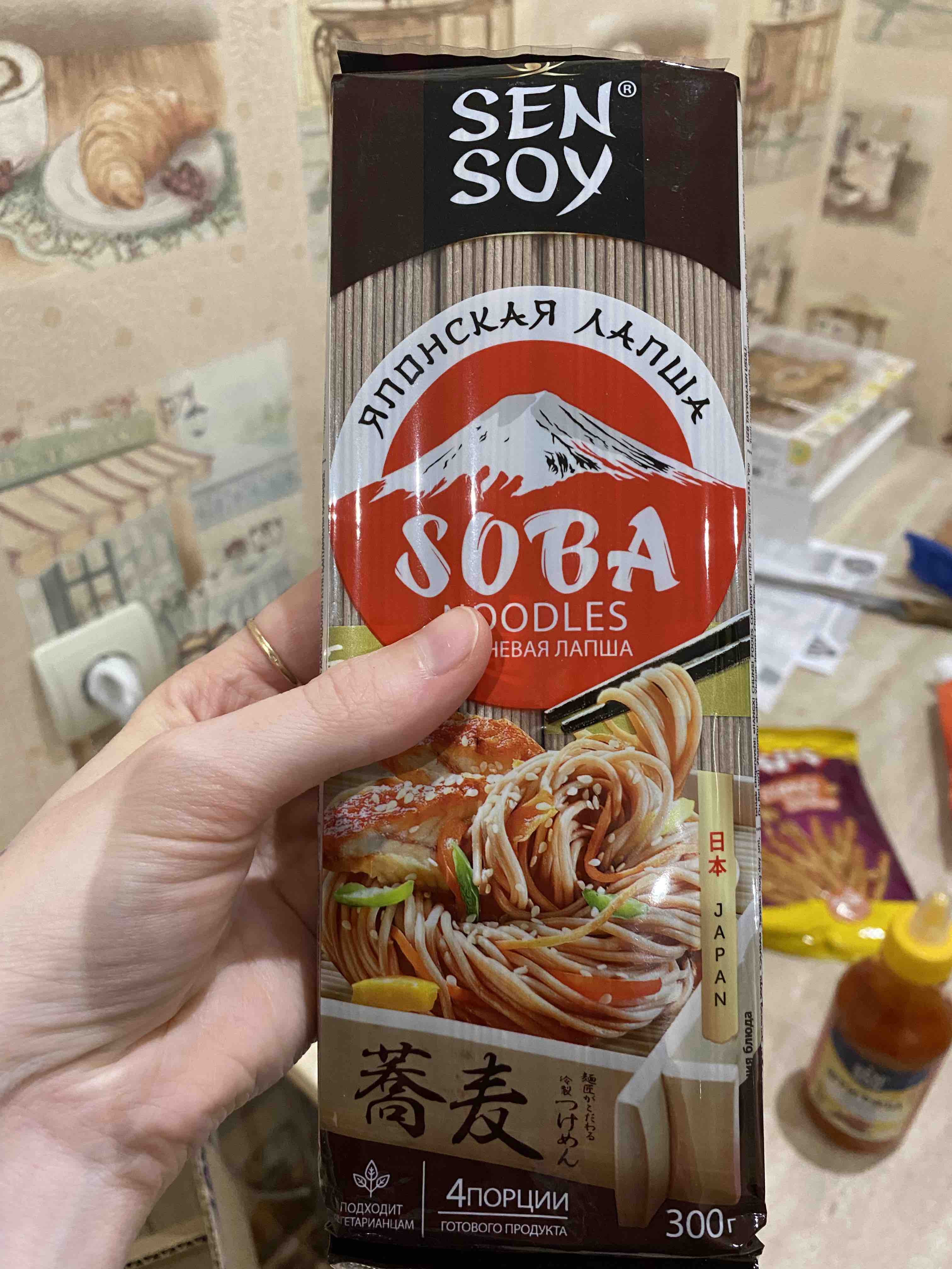 Лапша гречневая Sen Soy soba premium 300 г - отзывы покупателей на  маркетплейсе Мегамаркет | Артикул: 100023381629