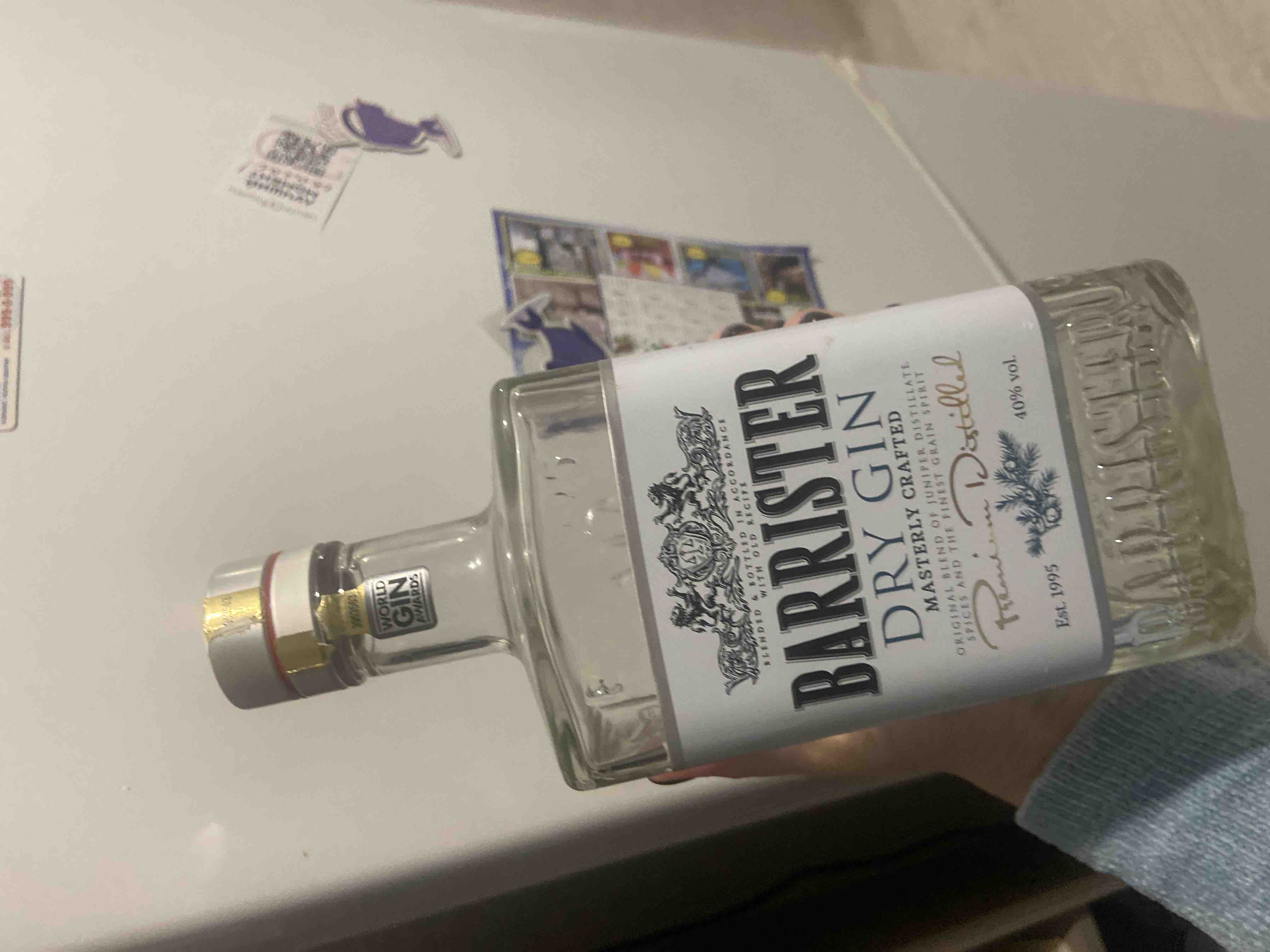 Джин Barrister Dry Gin 40% 0,5 л - отзывы покупателей на маркетплейсе  Мегамаркет | Артикул: 100028140227