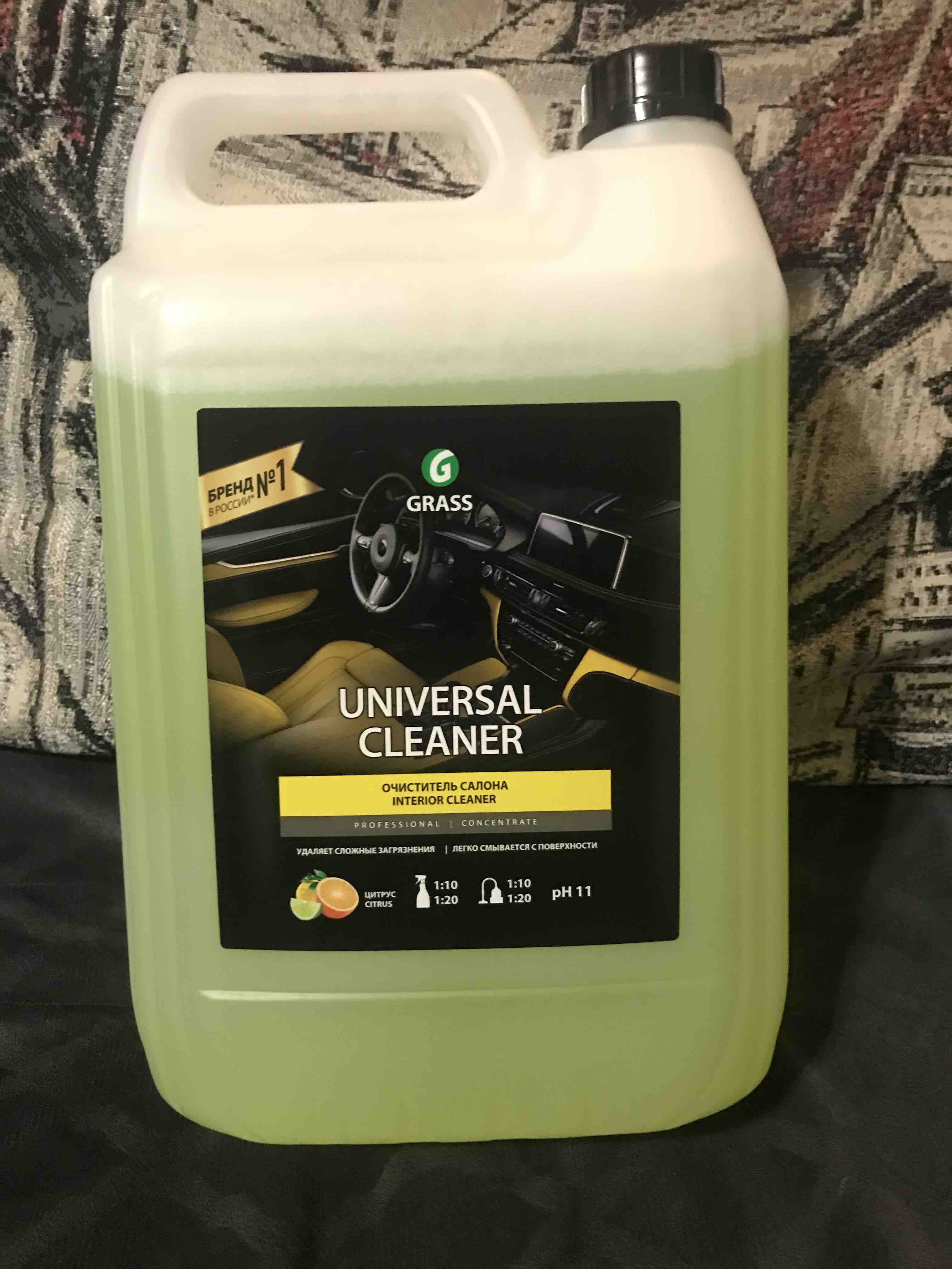 Очиститель салона автомобиля GRASS универсальный очиститель Universal  Cleaner 1л - отзывы покупателей на Мегамаркет | 100023336346