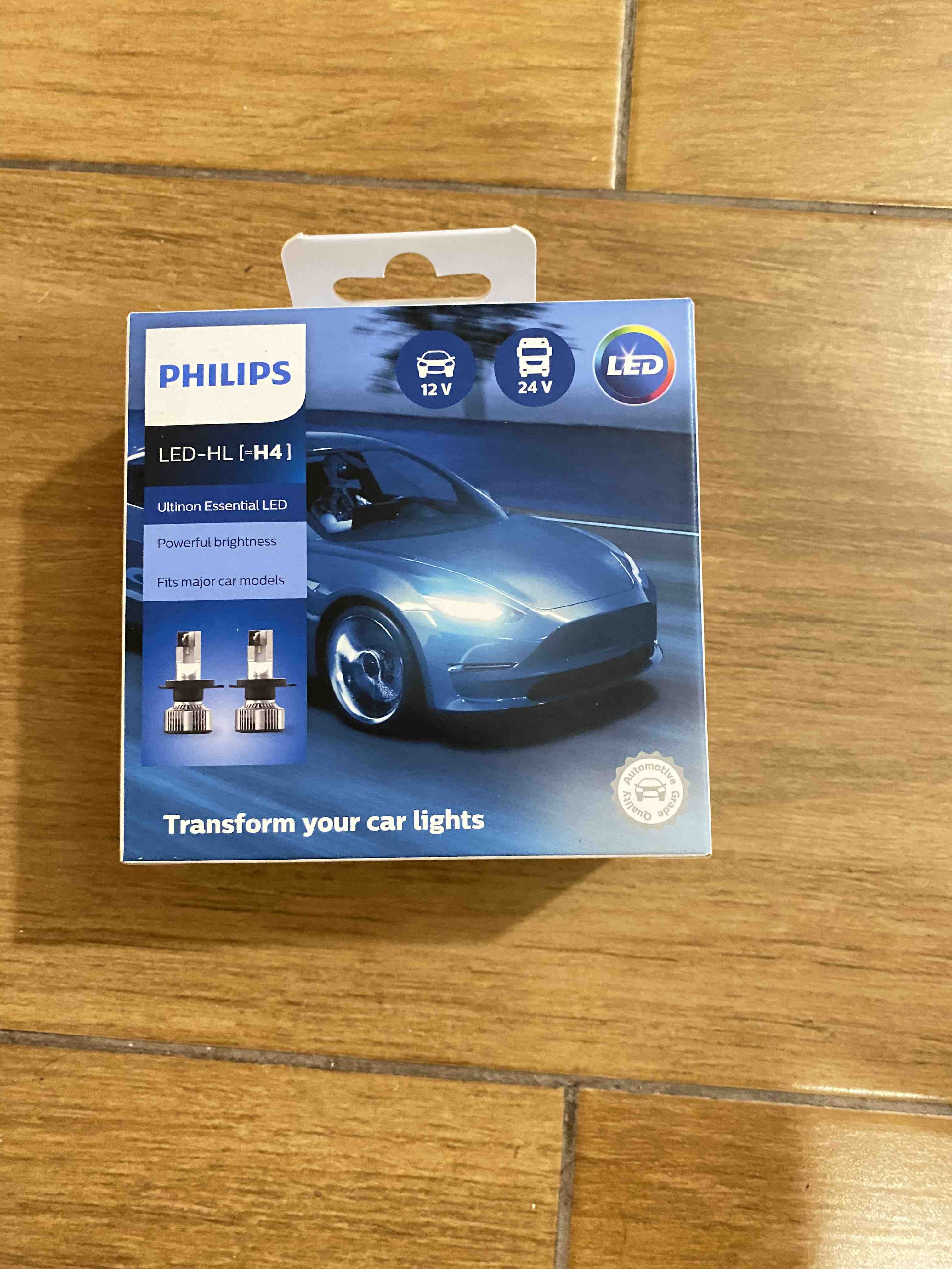 Лампа автомобильная светодиодная PHILIPS 11342UE2X2, H4, 12/24В, 21Вт,  6500К, 2шт - отзывы покупателей на Мегамаркет | 100028706414