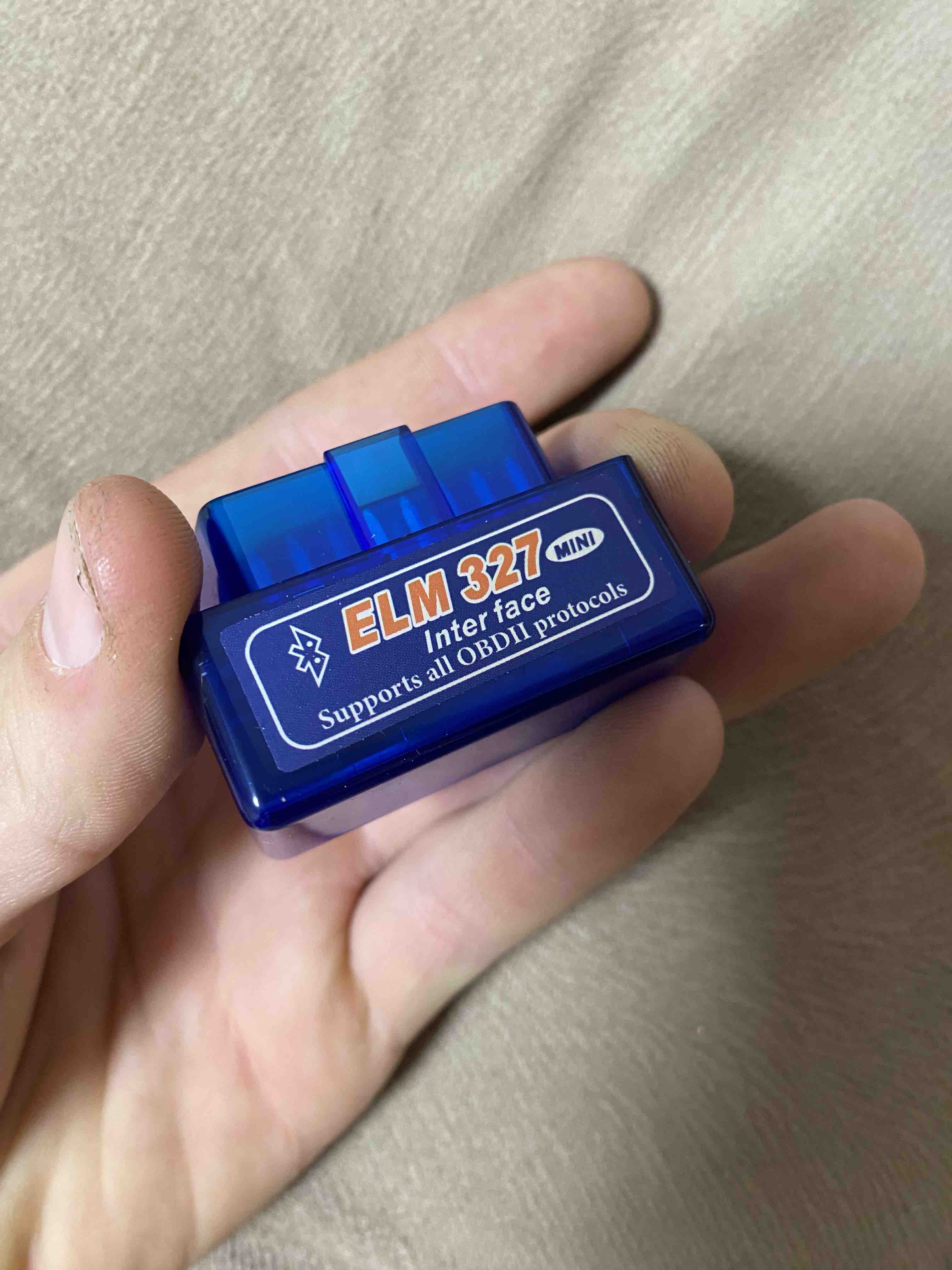 OBD II mini адаптер Bluetooth ELM327 v2.1 - отзывы покупателей на  Мегамаркет | 600000969943