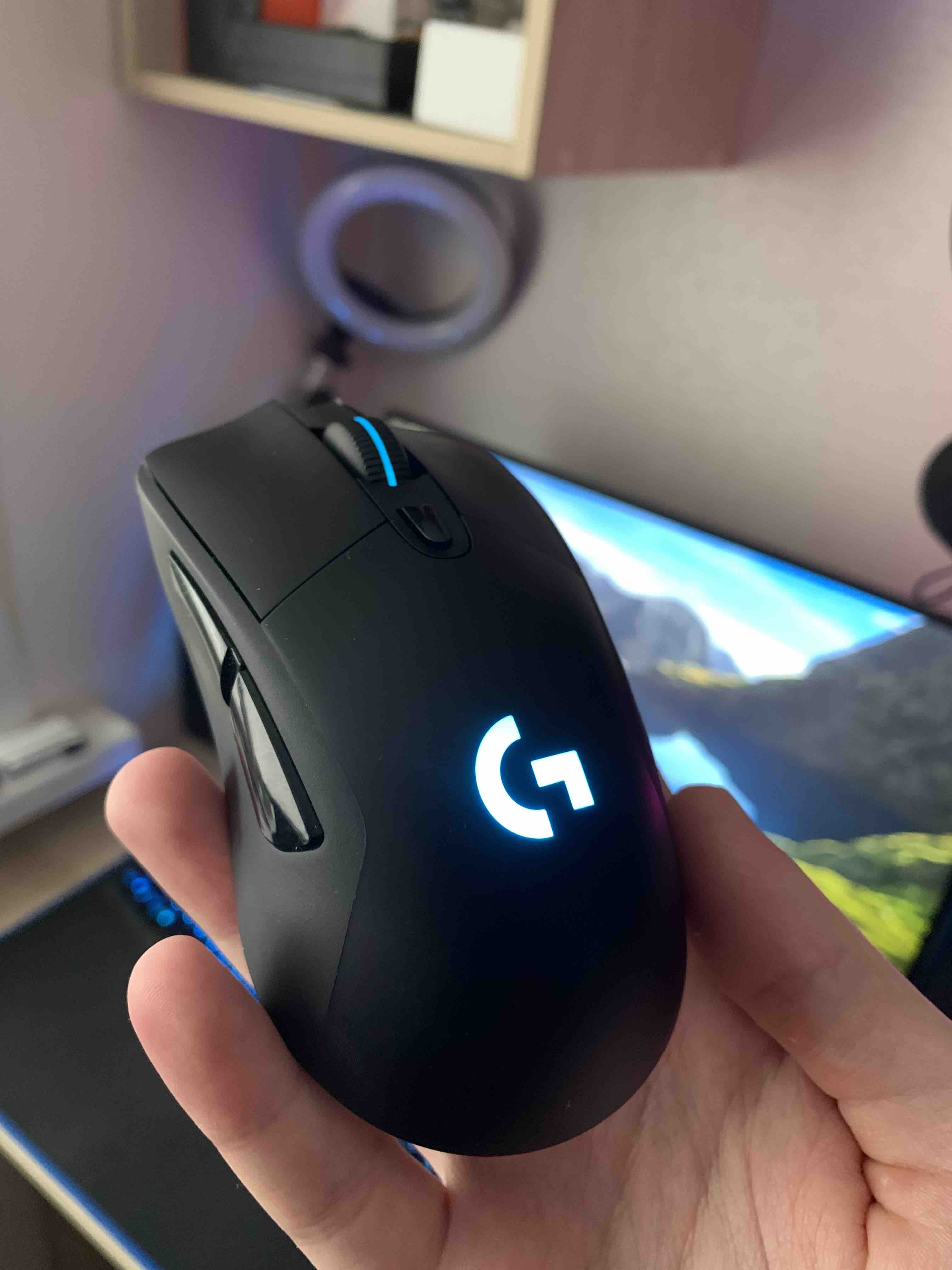 Проводная/беспроводная игровая мышь Logitech G703 Lightspeed Black  (910-005640) - отзывы покупателей на маркетплейсе Мегамаркет | Артикул:  100025078686