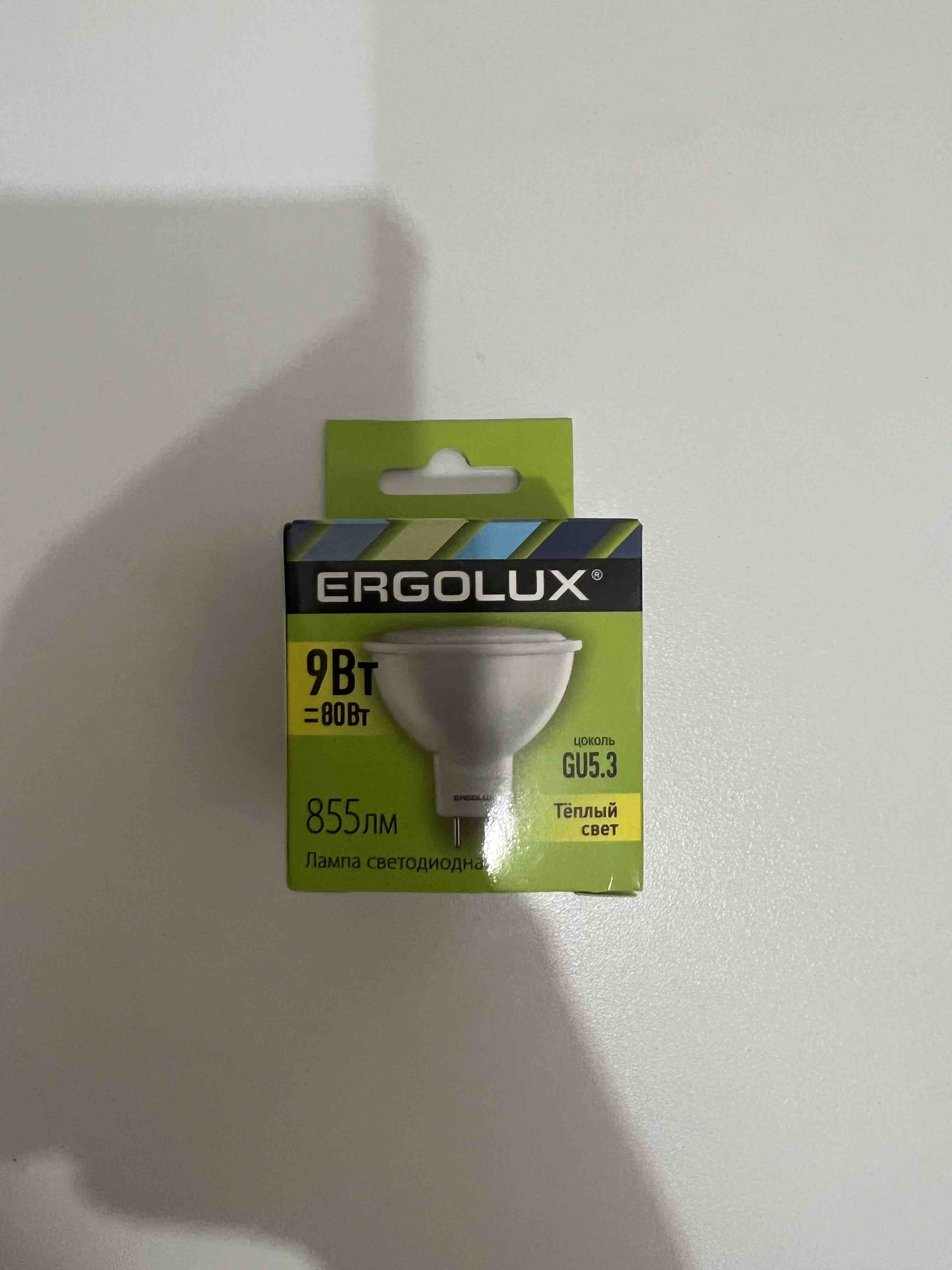 Лампа светодиодная Ergolux LED-JCDR-7W-GU5.3-3K - отзывы покупателей на  Мегамаркет | 100026854819