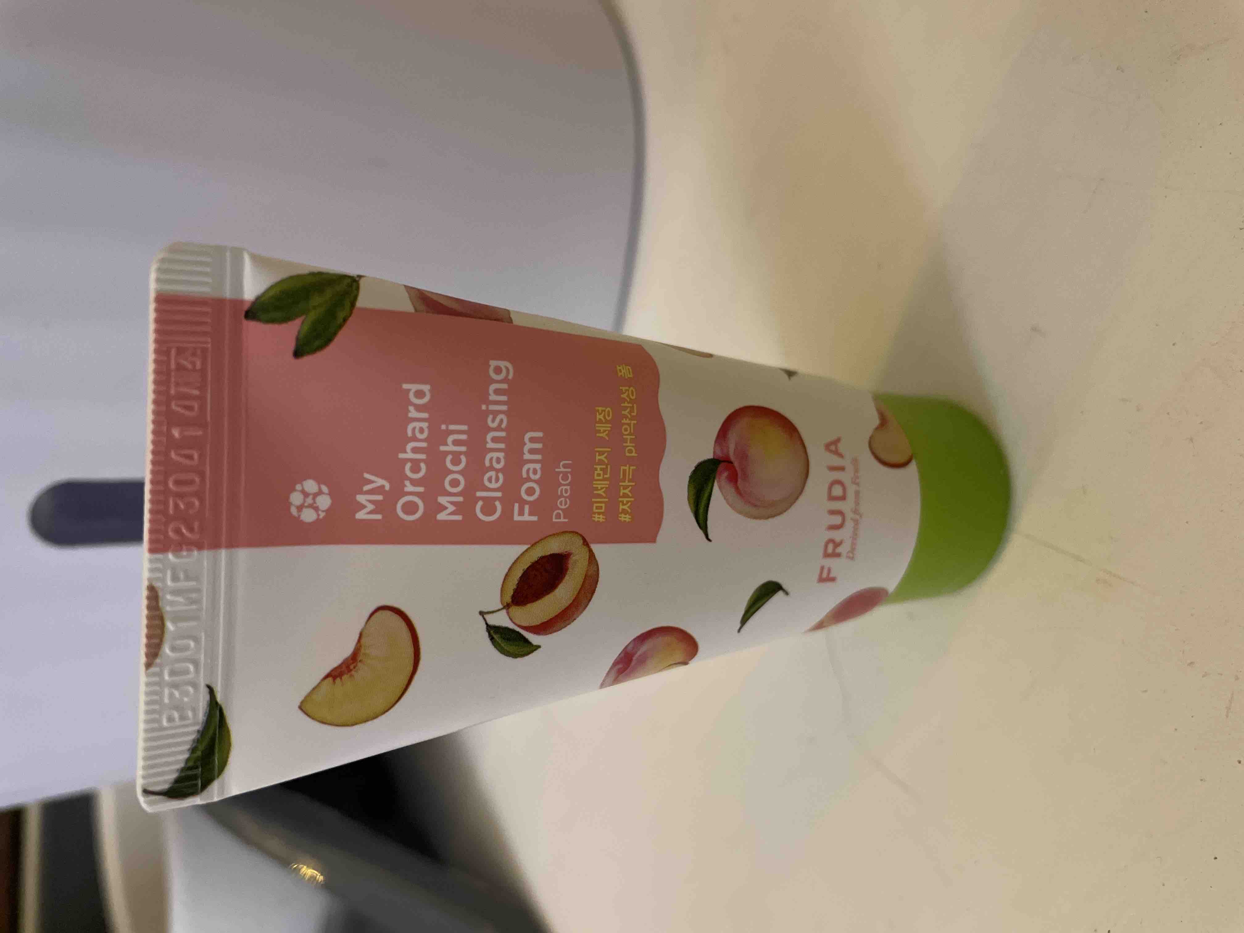 Пенка-моти очищающая c персиком мини Frudia My Orchard Peach Mochi  Cleansing Foam mini - отзывы покупателей на Мегамаркет | гель для лица 110