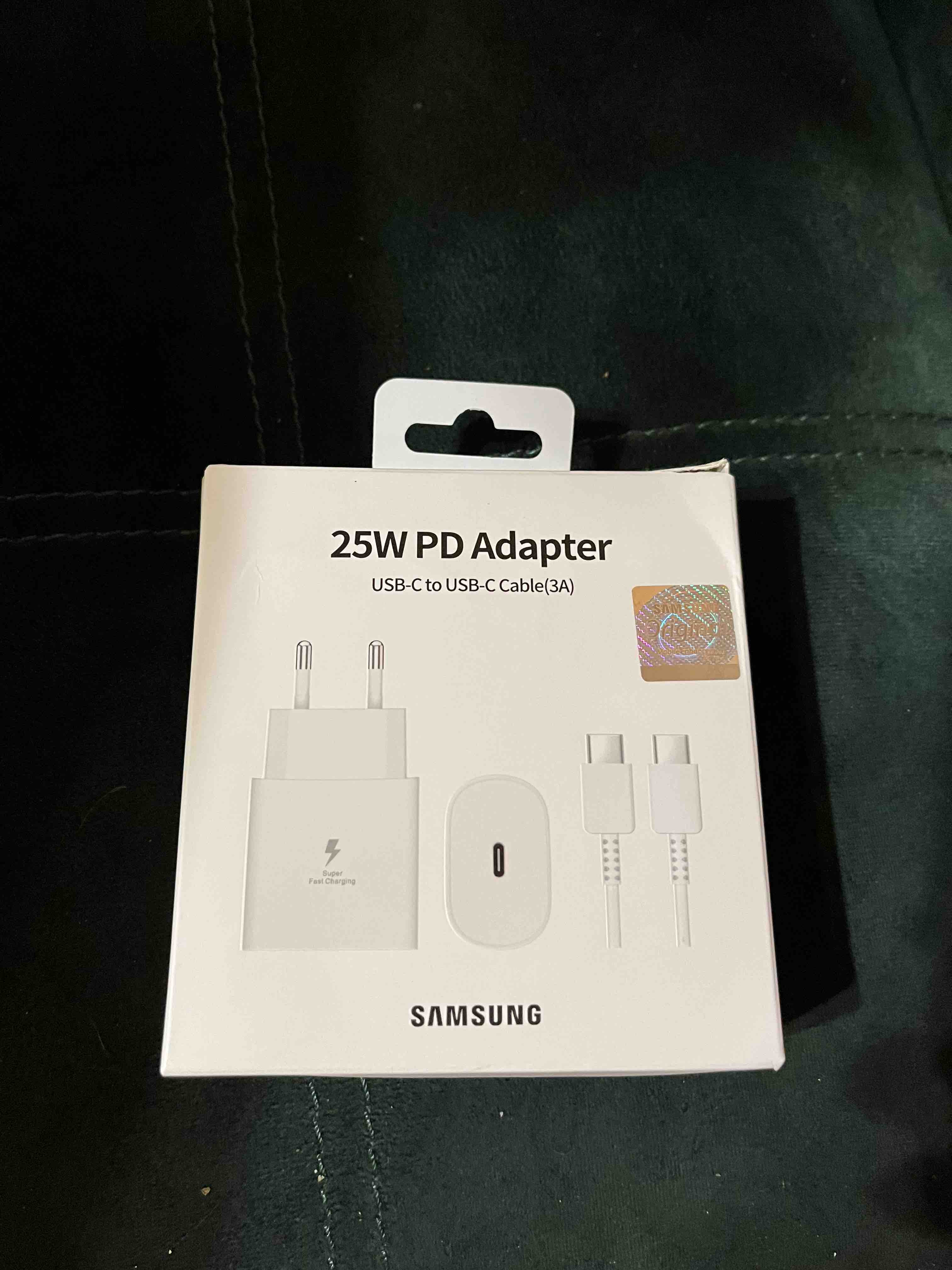Super Fast Charger Type-C, European Travel Plug Adapter 25W USB-C Wall Charger Block & 1m Fast Charging Cable