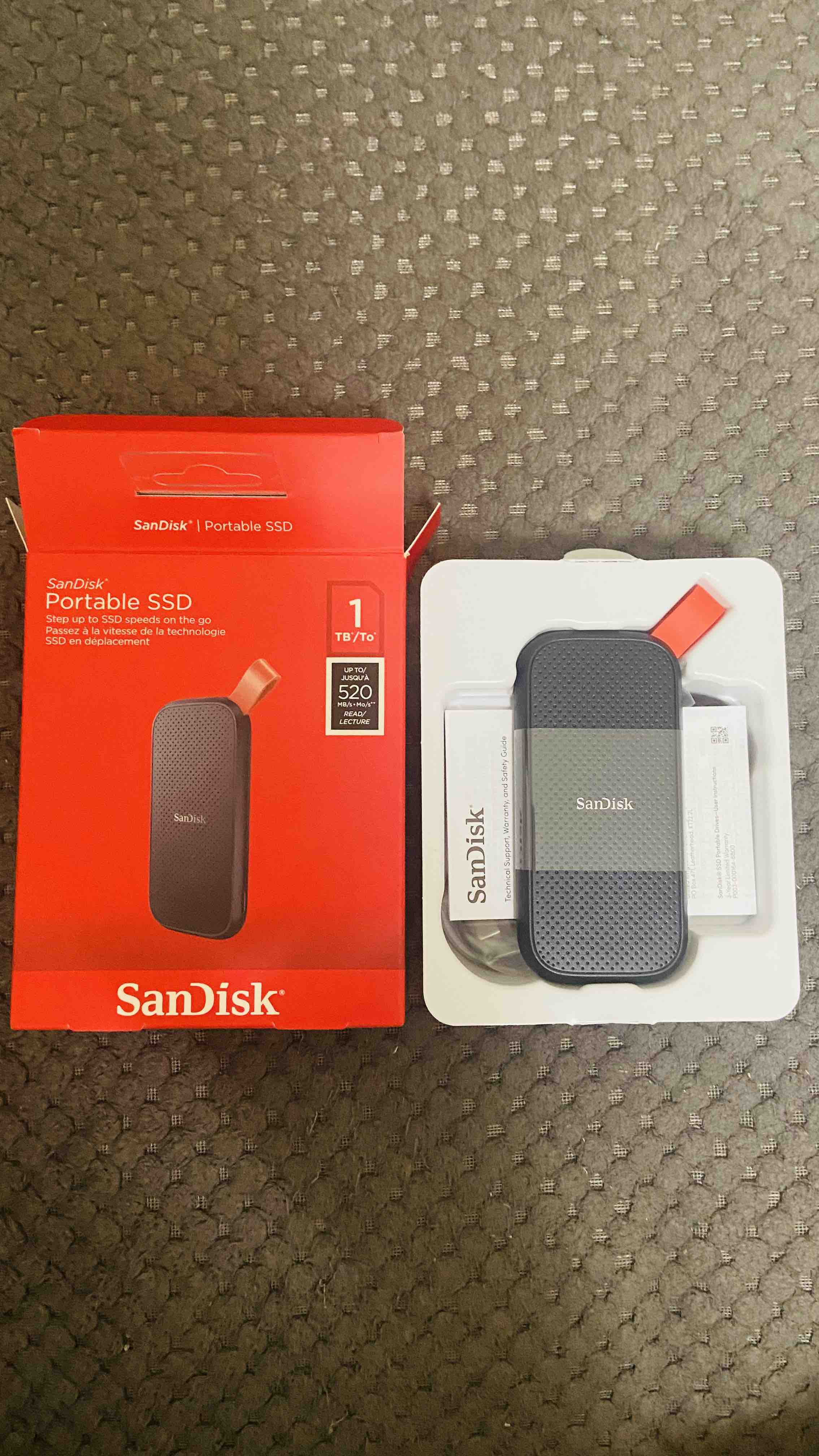 Внешний SSD диск SanDisk Portable 1ТБ 520 МБ/сек (SDSSDE30-1T00-G25) –  отзывы покупателей на маркетплейс Мегамаркет | Артикул: 100029398840