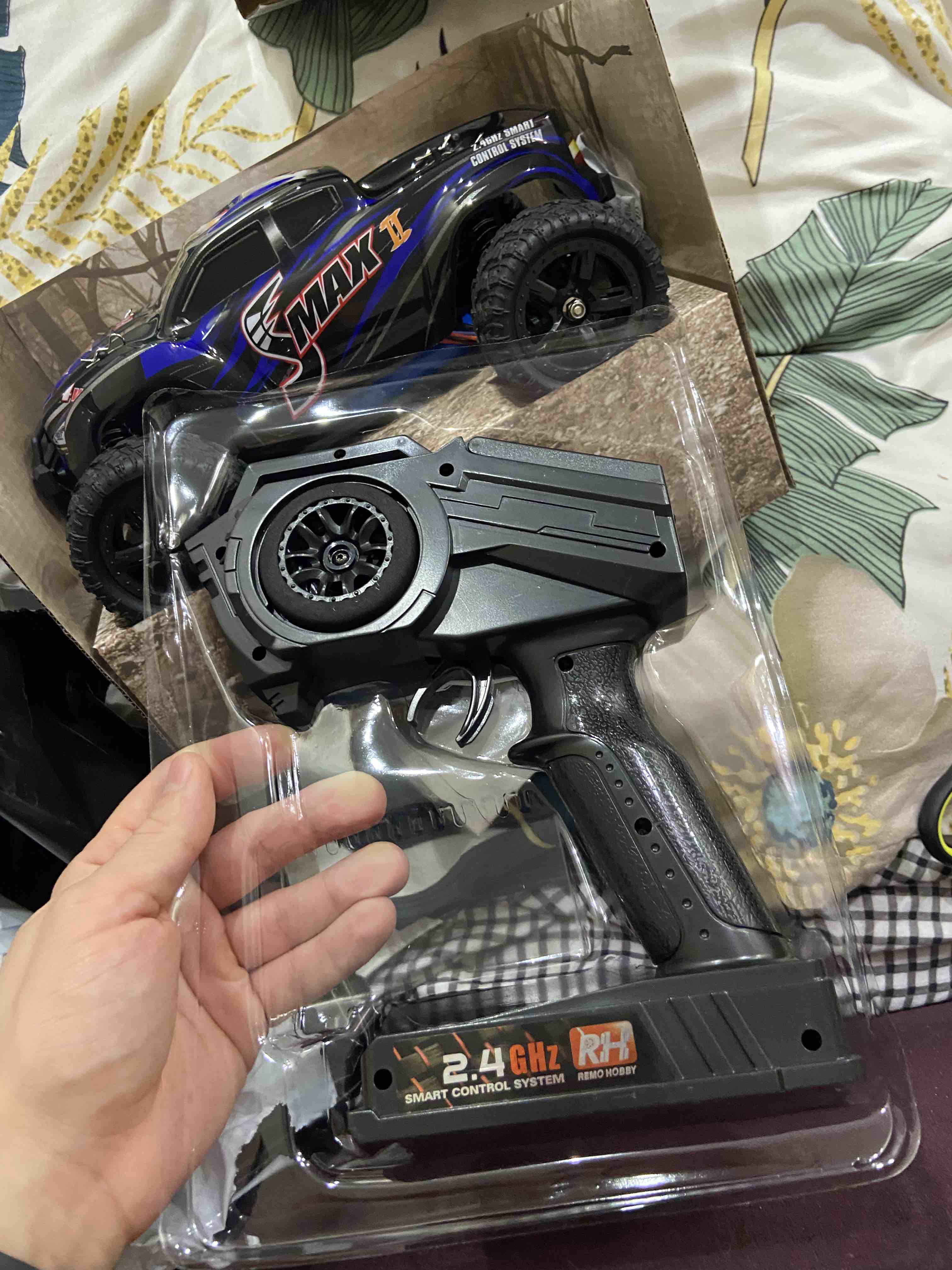 Купить радиоуправляемый монстр Remo Hobby Smax 4WD RTR масштаб 1:16 2.4G -  RH1631 (Синий), цены на Мегамаркет