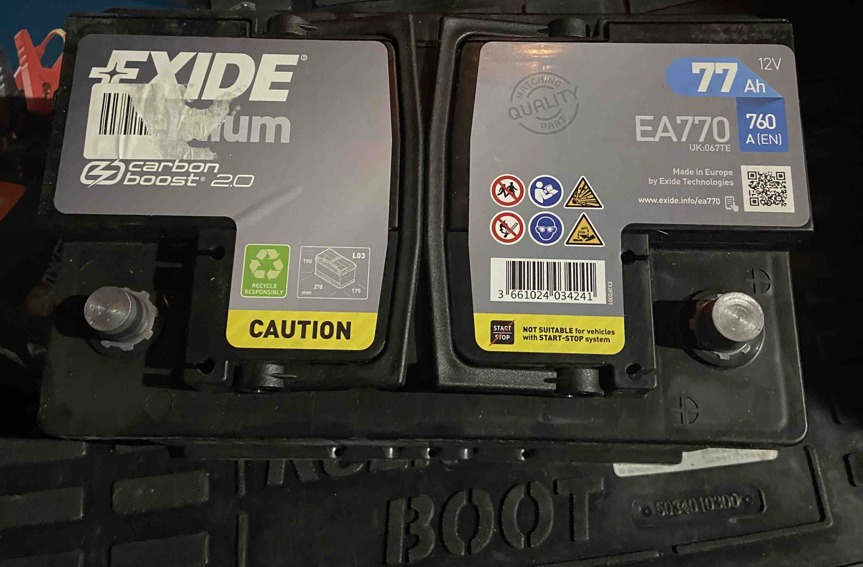 Аккумулятор Exide EA770, маленький отзыв — Nissan X-Trail II (t31