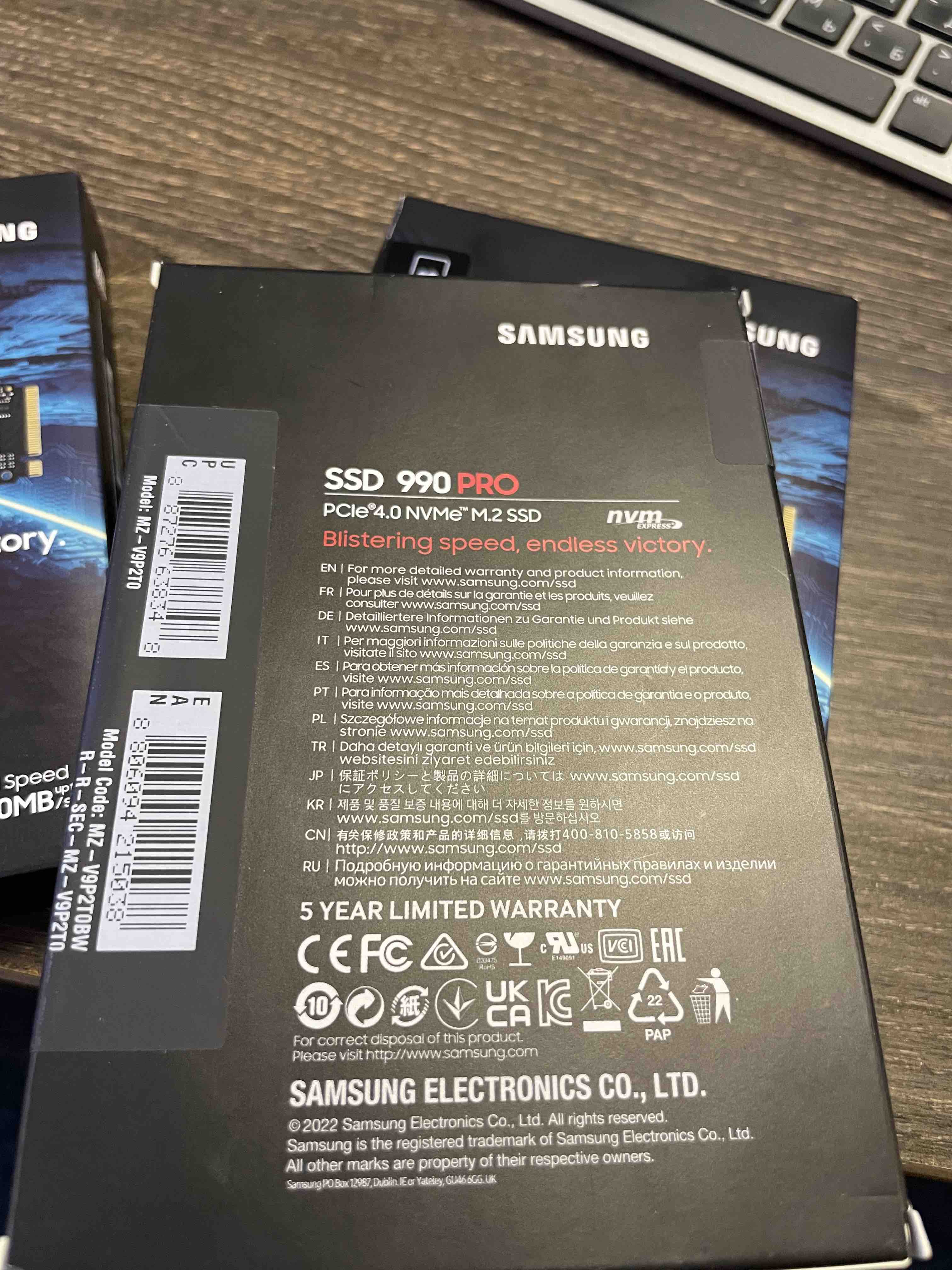 SSD накопитель Samsung 990 PRO M.2 2280 2 ТБ MZ-V9P2T0B/AM - купить в  Ситилинк Москва Доставка, цена на Мегамаркет