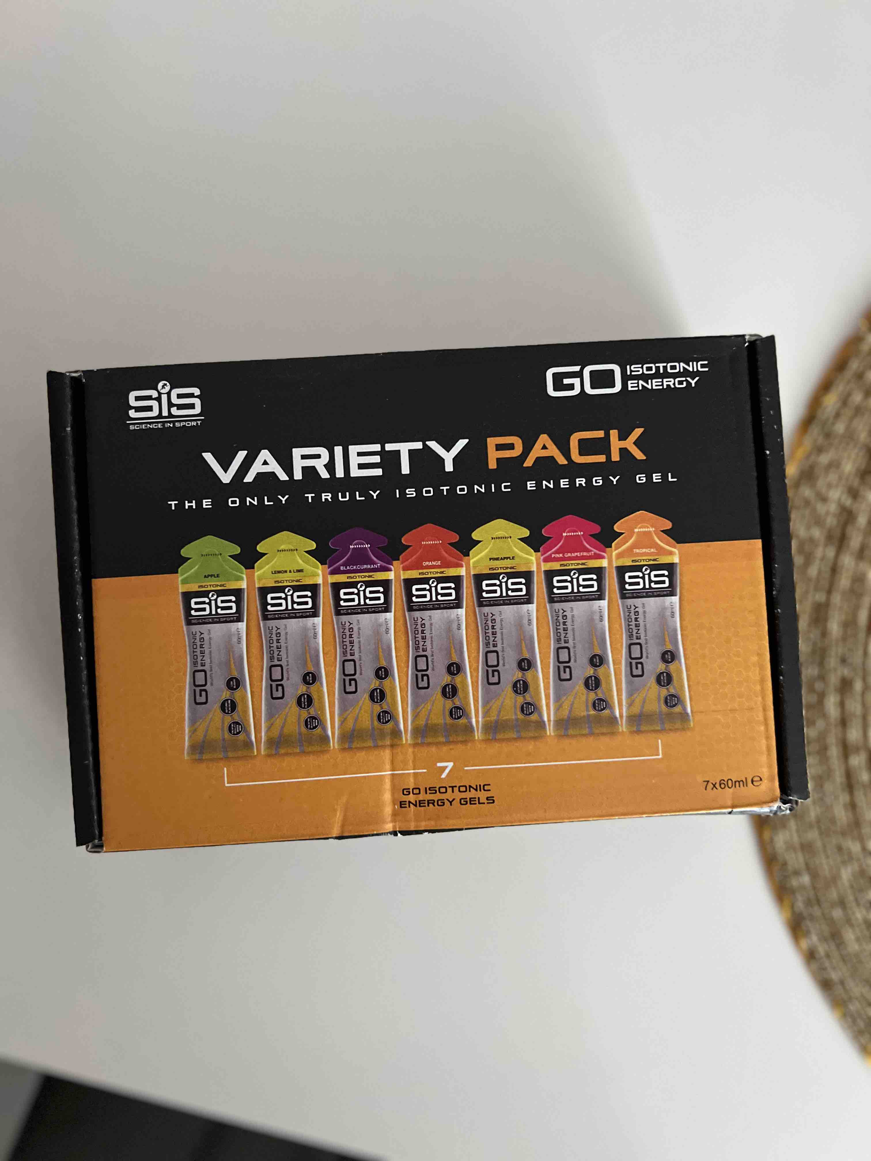 Набор изотонических гелей SiS, Variety Pack GO Isotonic Energy Gels, 7шт  разных вкусов - купить в Москве, цены на Мегамаркет | 600004842047