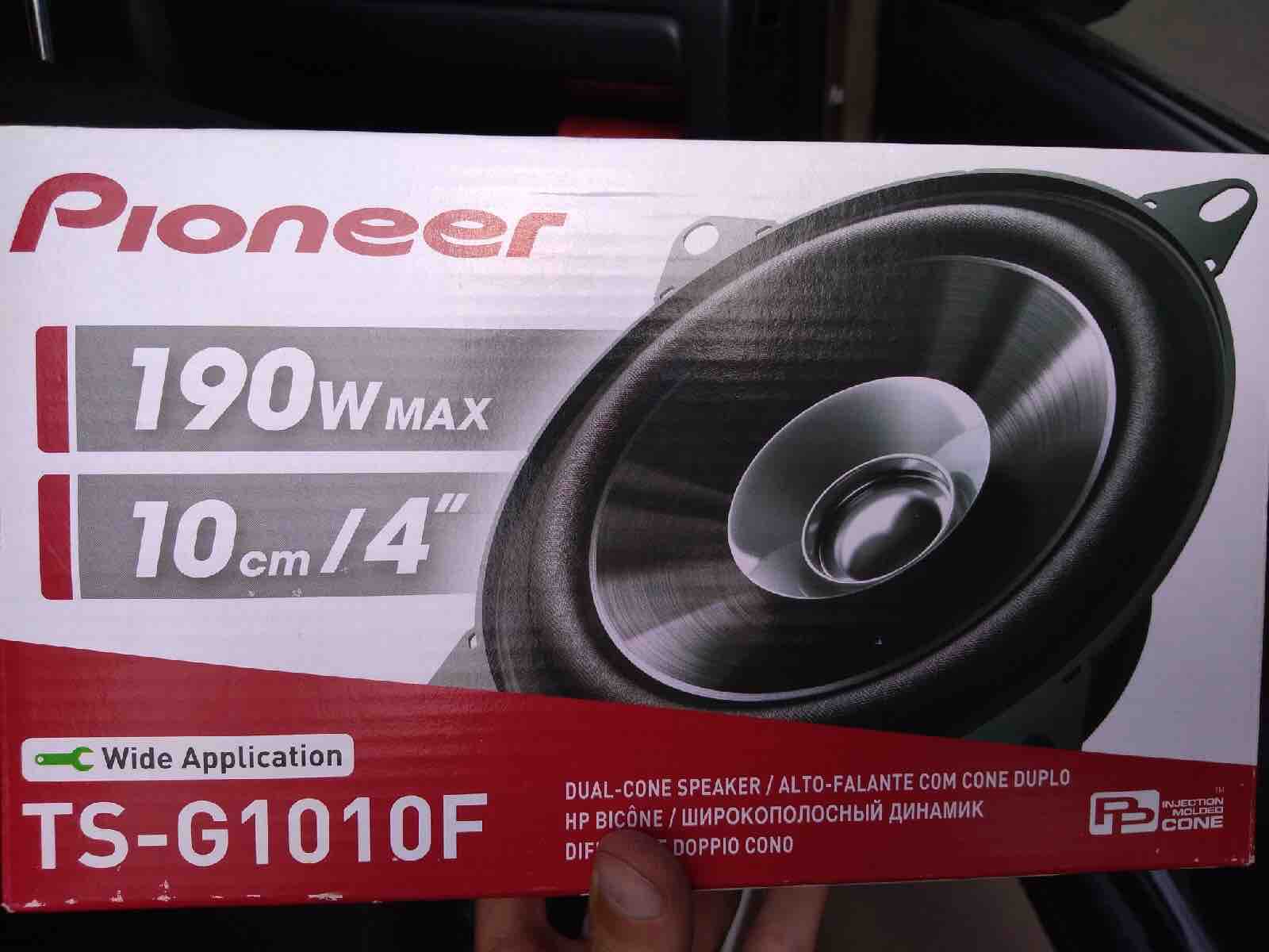 Автомобильная акустика Pioneer TS-G1010F - купить в Москве, цены на  Мегамаркет | 100024576370