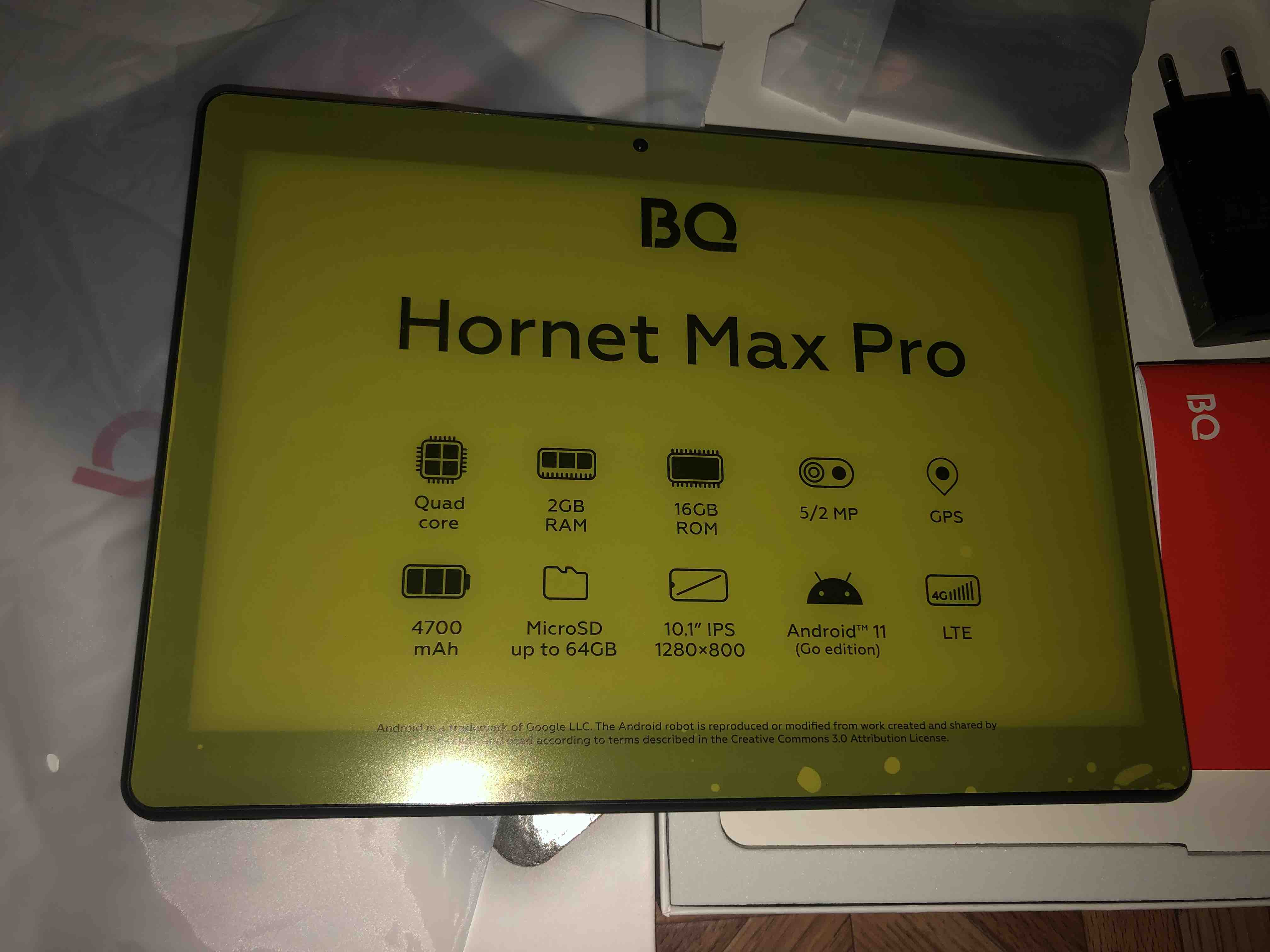 Планшет BQ Hornet Max Pro Black (BQ-1085L) - отзывы покупателей на  маркетплейсе Мегамаркет | Артикул: 100027645494