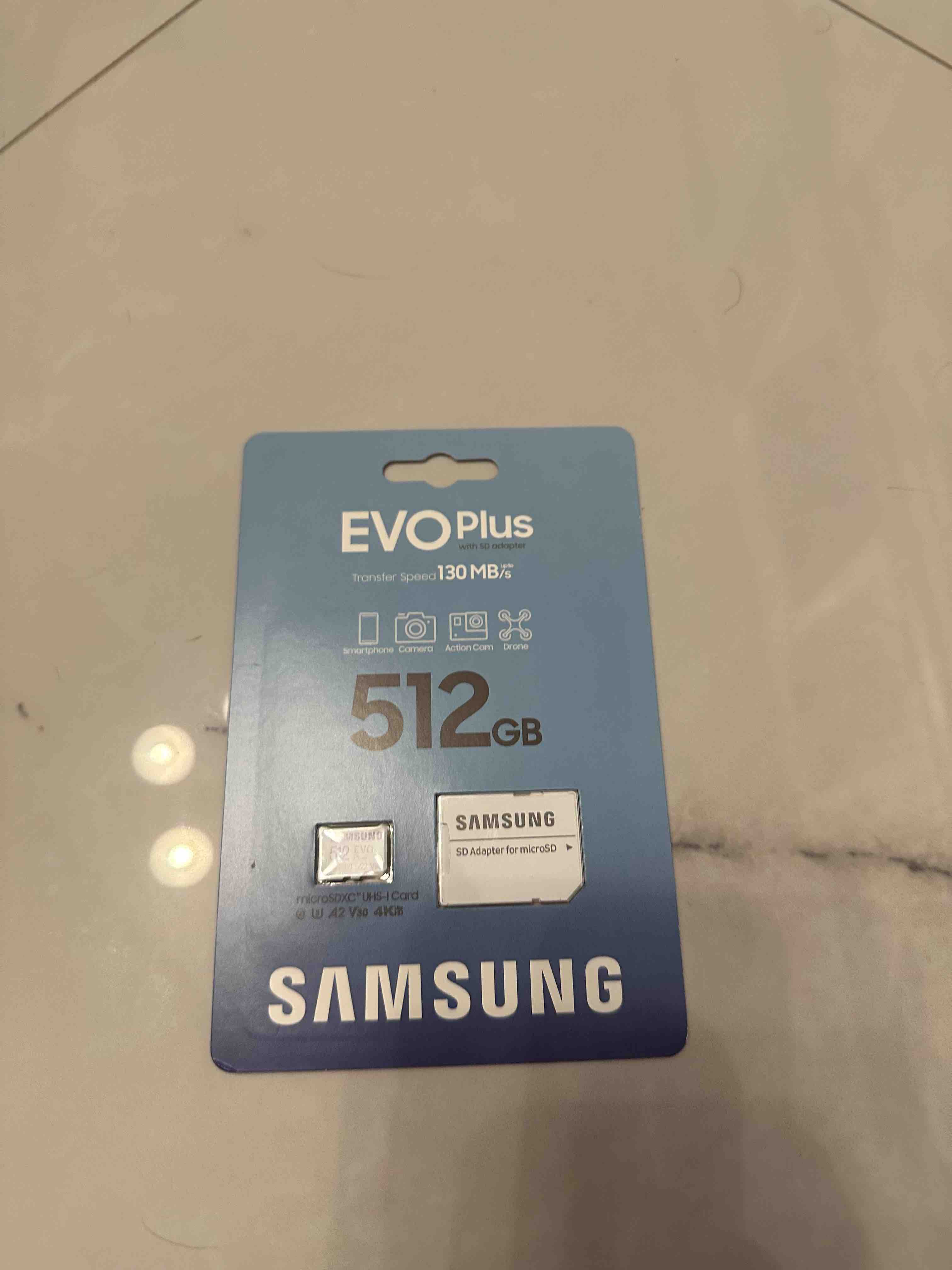 Карта памяти Samsung EVO Plus MB-MC512KA/APC microSD, 512Gb, UHS-I,  Class10, до 130 Мб-с - отзывы покупателей на маркетплейсе Мегамаркет |  Артикул: 100046662347