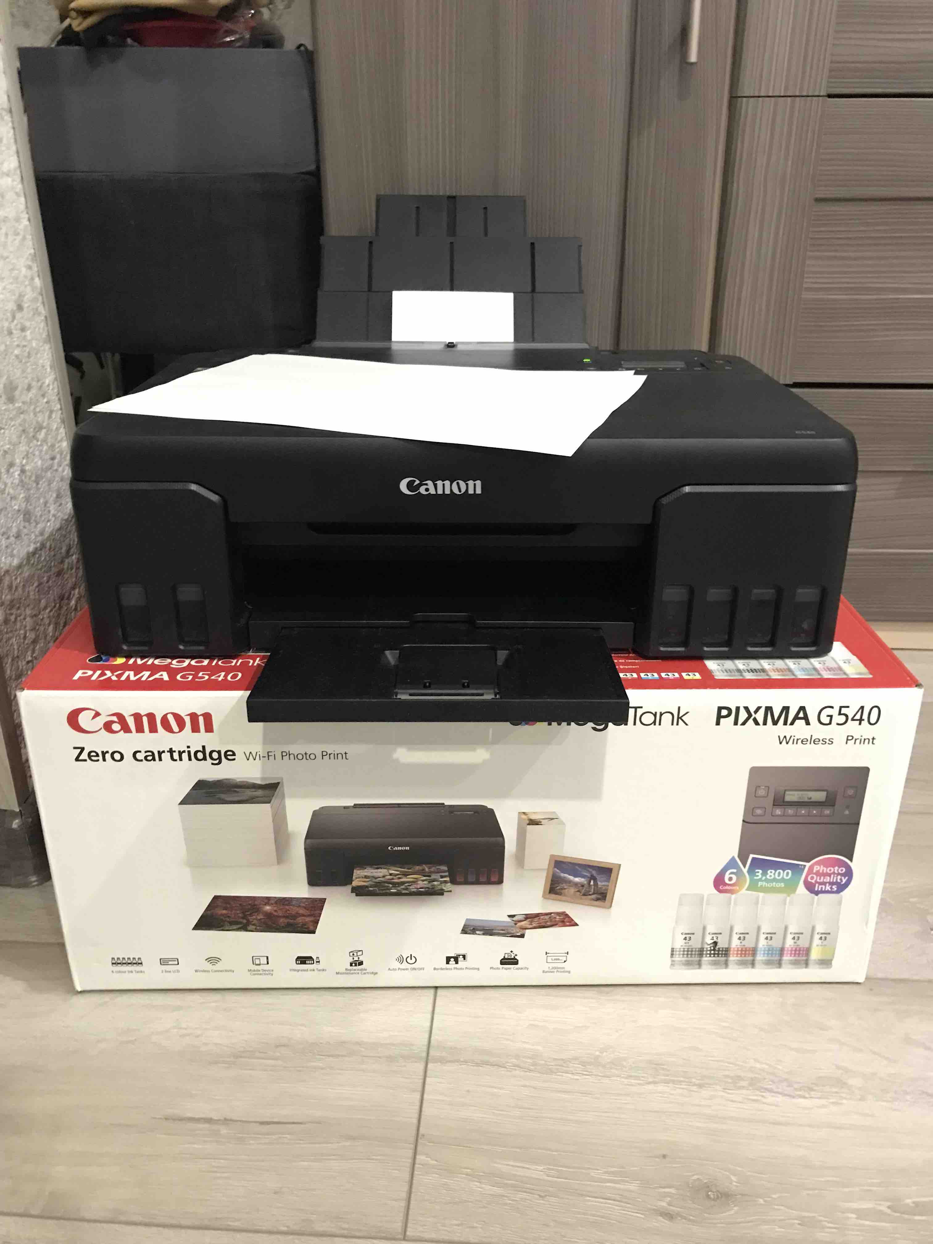 Струйный Принтер Canon PIXMA G540 (4621C009) - отзывы покупателей на  маркетплейсе Мегамаркет | Артикул: 100028813116