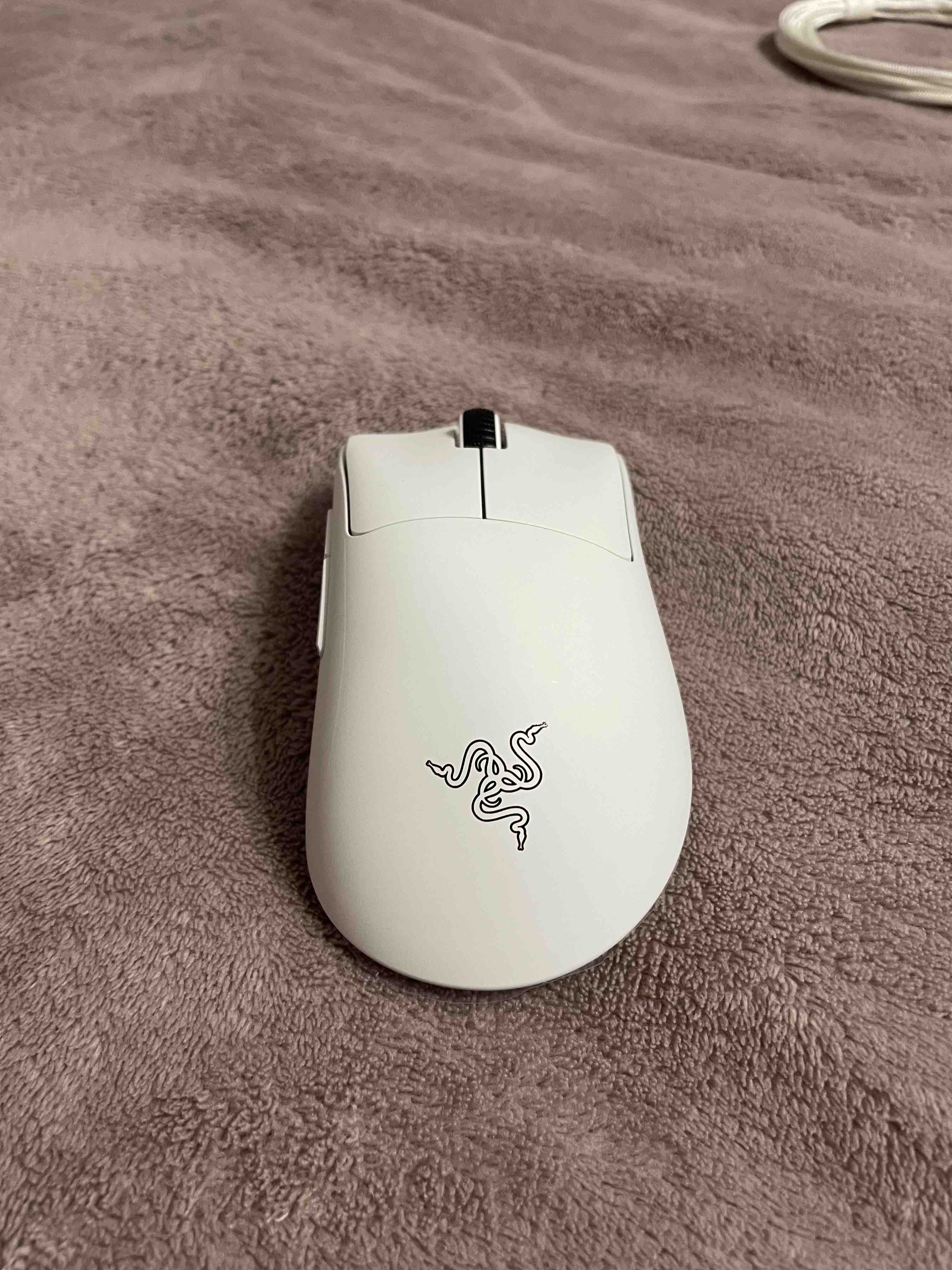 Беспроводная игровая мышь Razer DeathAdder V3 Pro белый  (RZ01-04630200-R3G1) - отзывы покупателей на маркетплейсе Мегамаркет |  Артикул: 600011037371