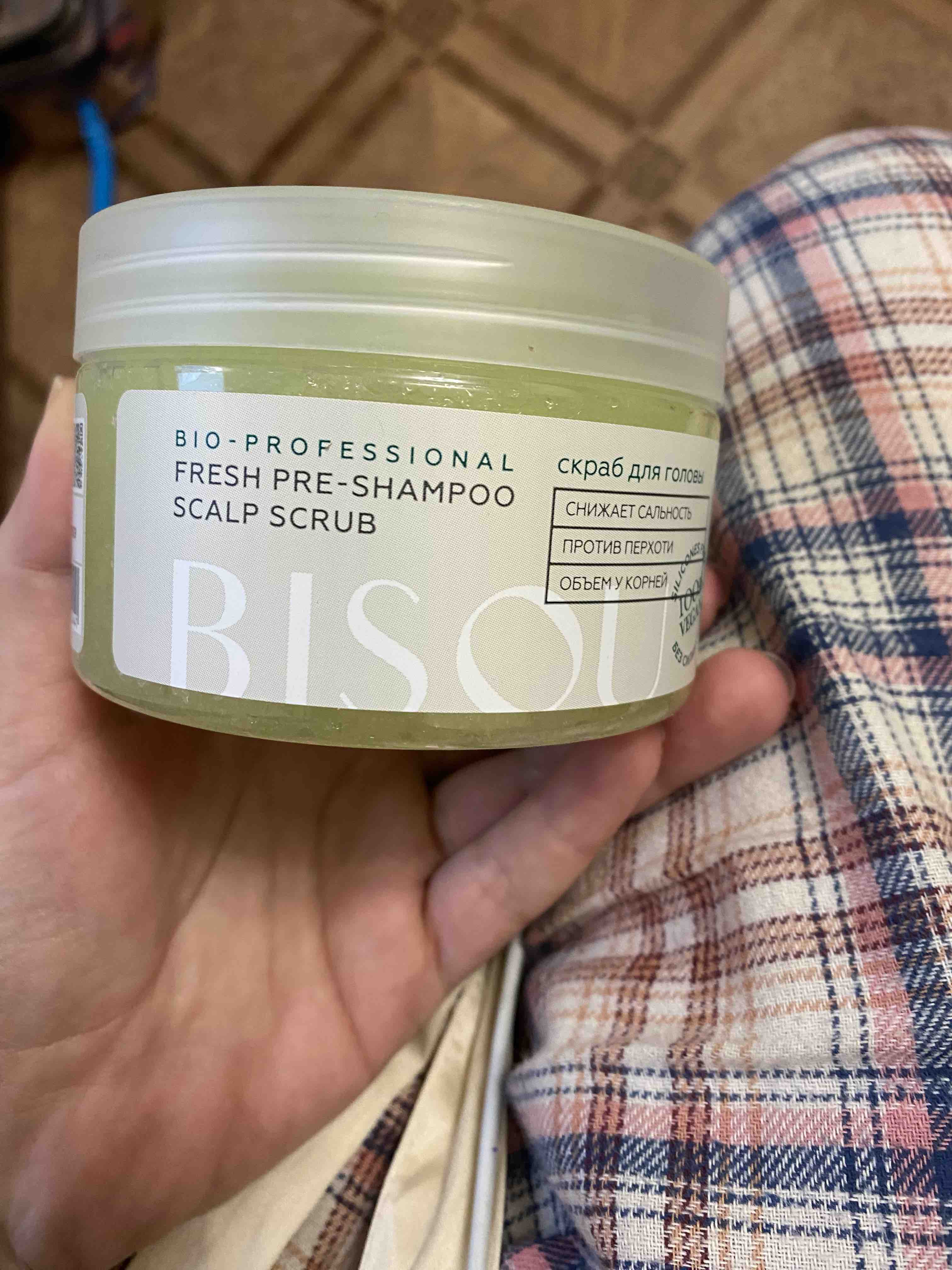 Купить скраб для кожи головы Bisou Fresh Pre-Shampoo Scalp безводный 250  мл, цены на Мегамаркет | Артикул: 100030455020