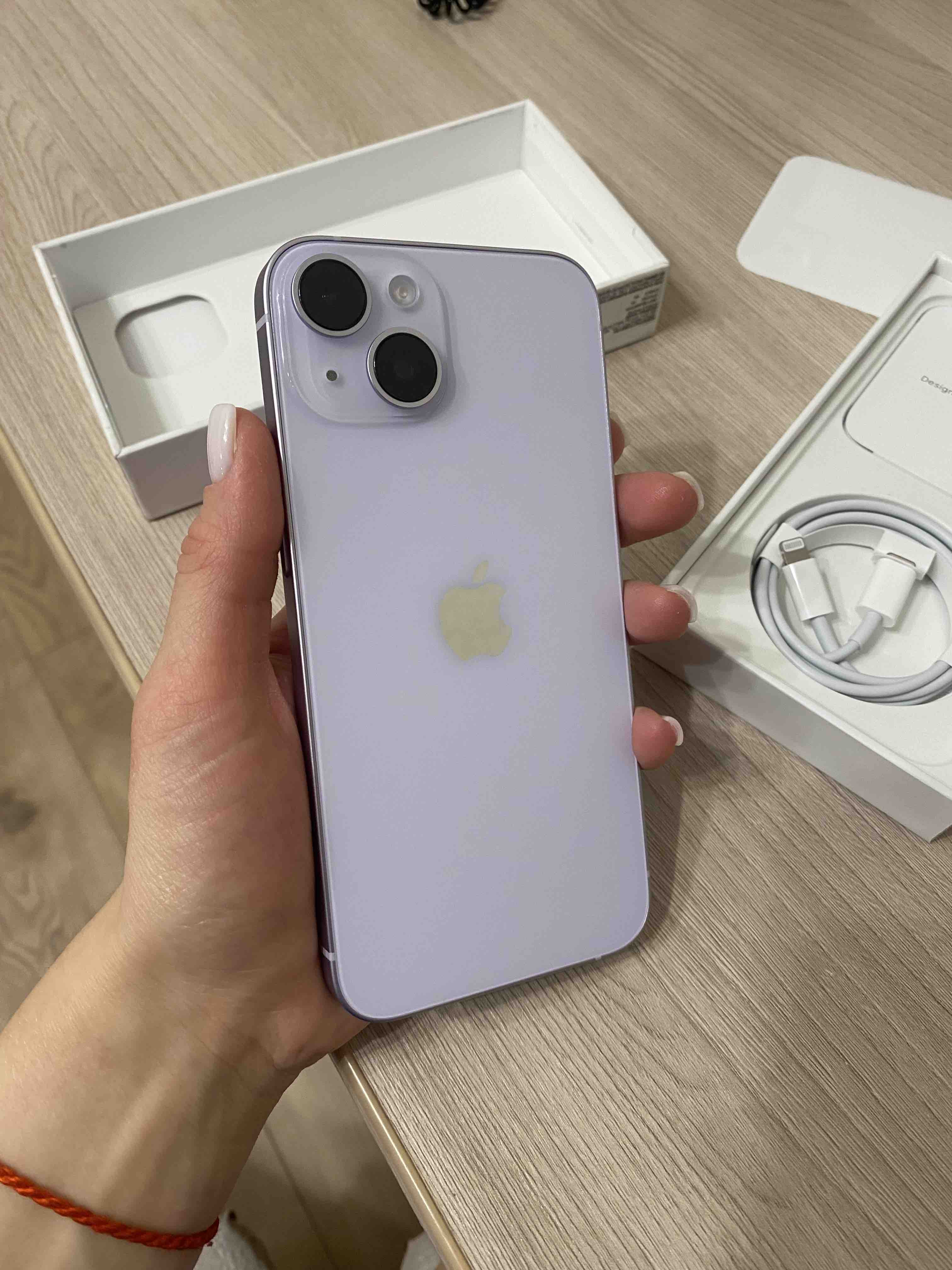 Смартфон Apple iPhone 14 128Gb purple - отзывы покупателей на маркетплейсе  Мегамаркет | Артикул: 100053415222