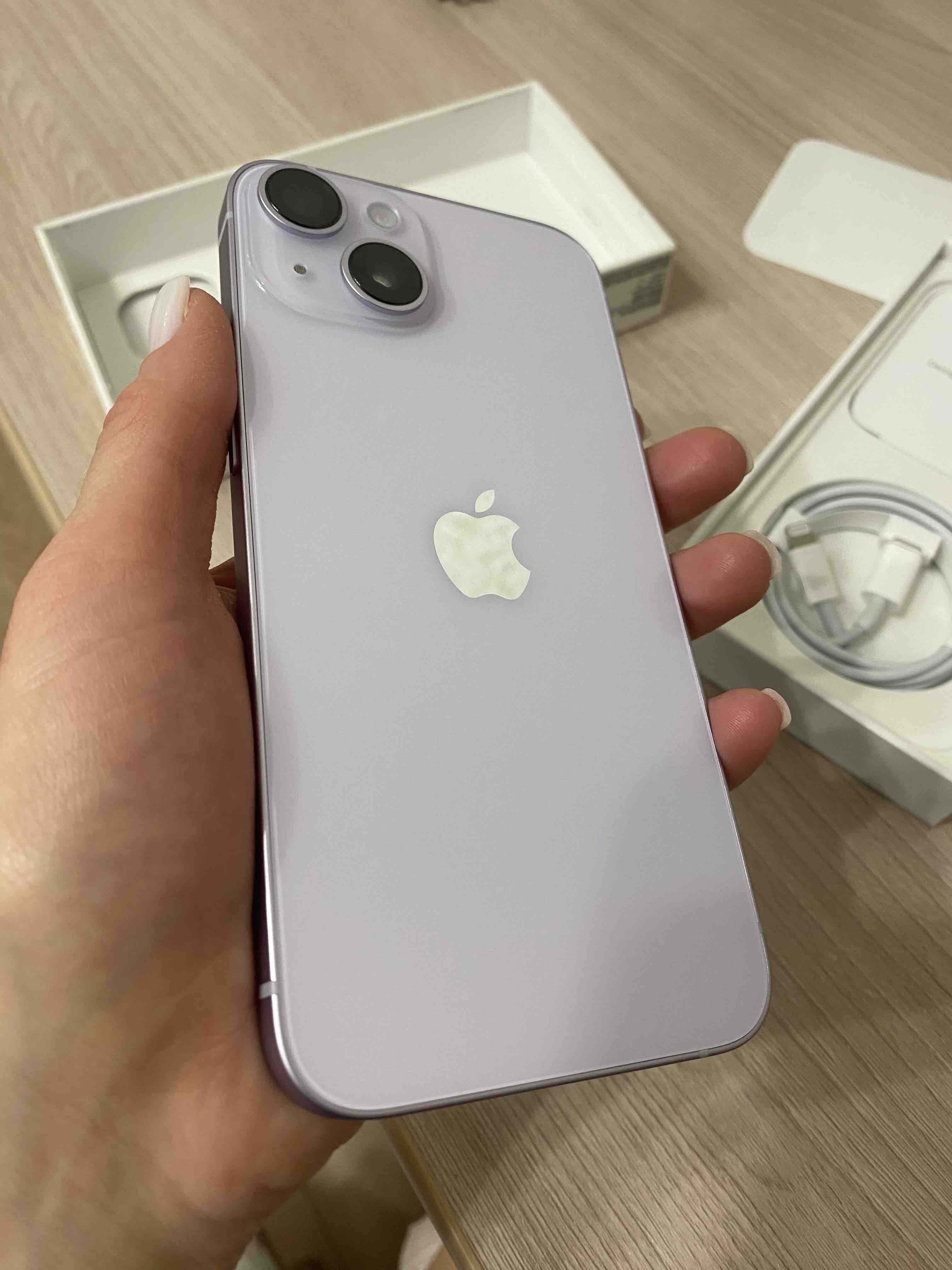 Смартфон Apple iPhone 14 128Gb purple - отзывы покупателей на маркетплейсе  Мегамаркет | Артикул: 100053415222