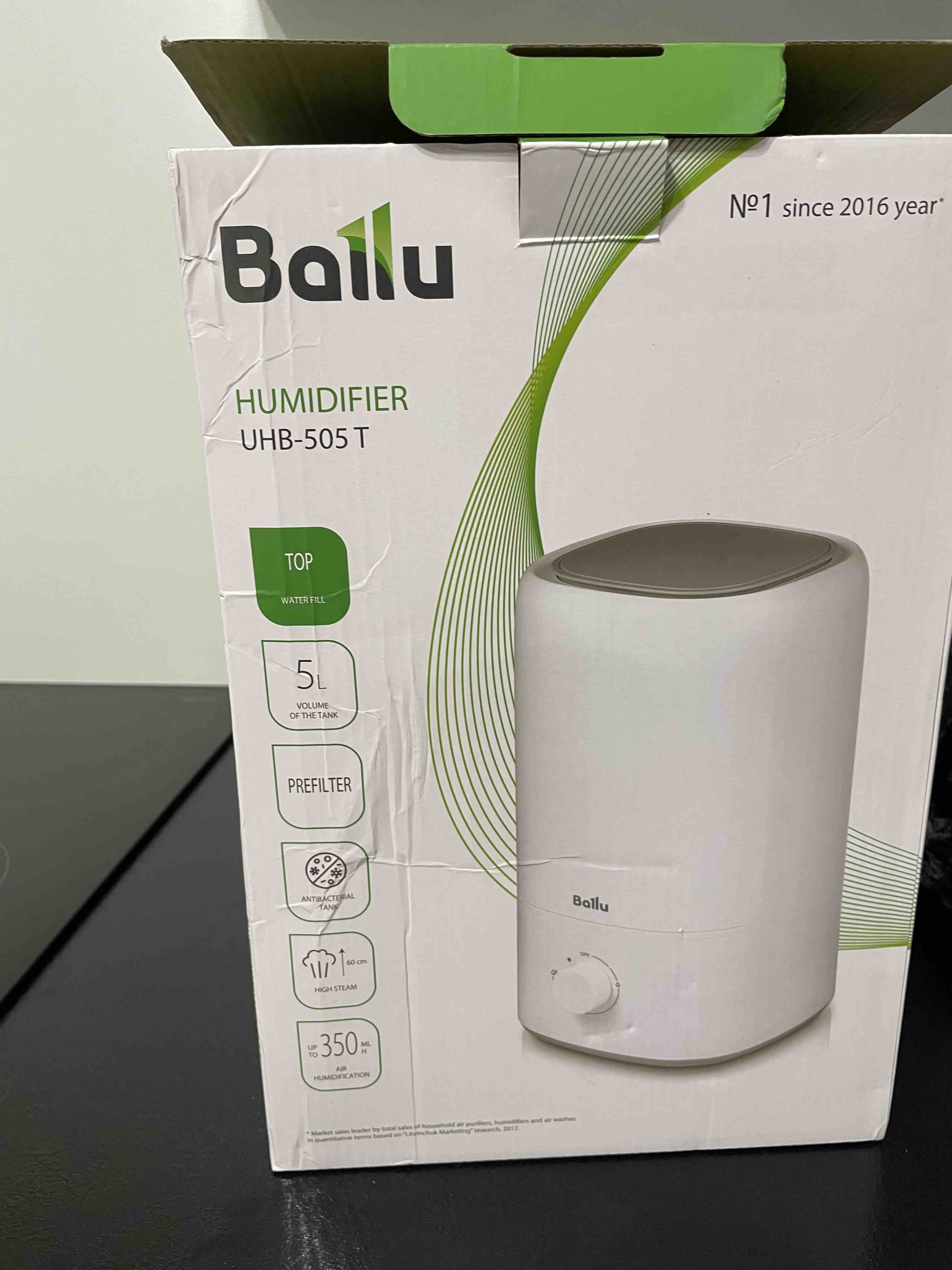 Увлажнитель воздуха Ballu UHB-505 T White - отзывы покупателей на  маркетплейсе Мегамаркет | Артикул: 600008865162