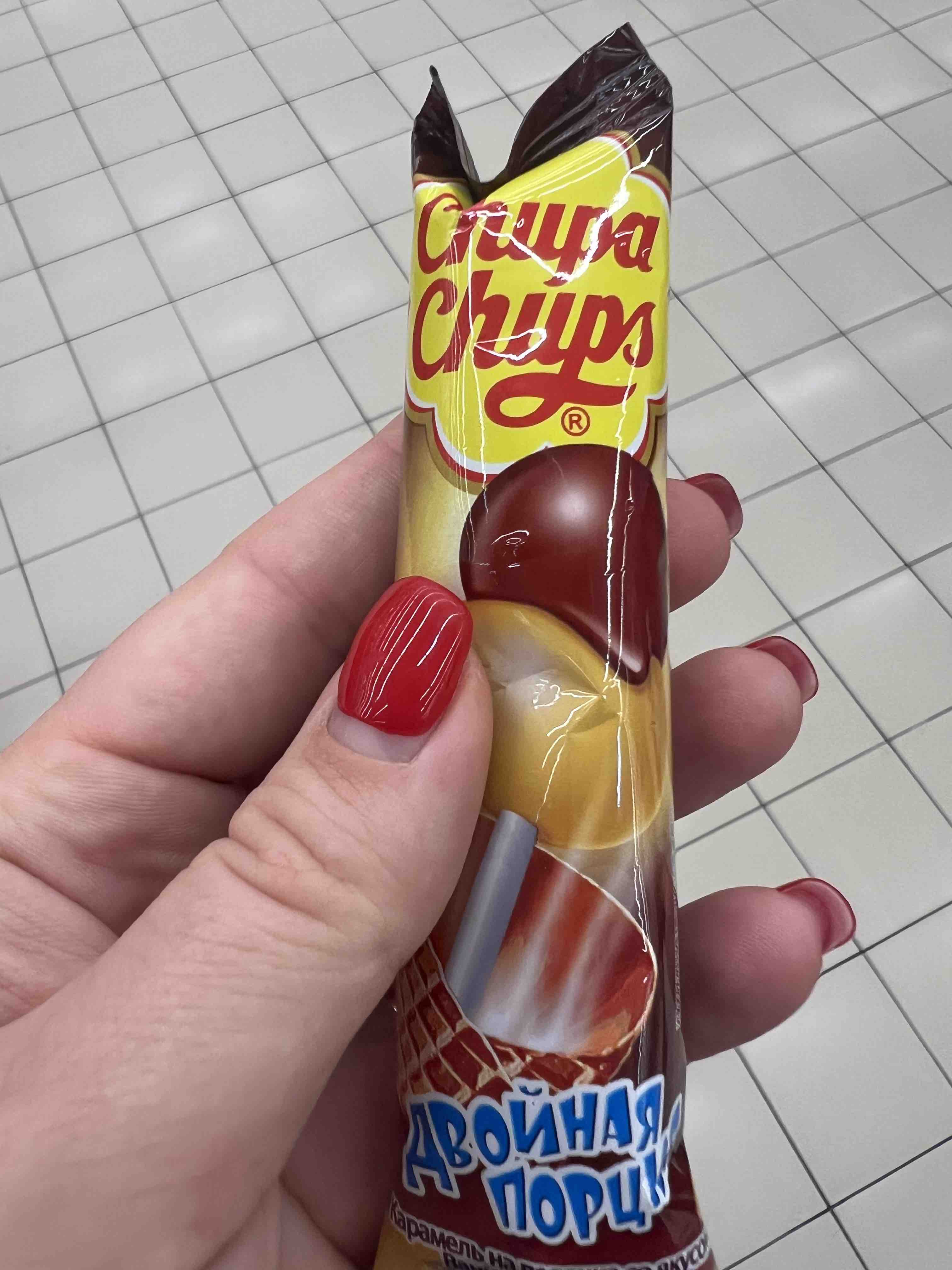 Карамель chupa chups двойная порция 24 шт