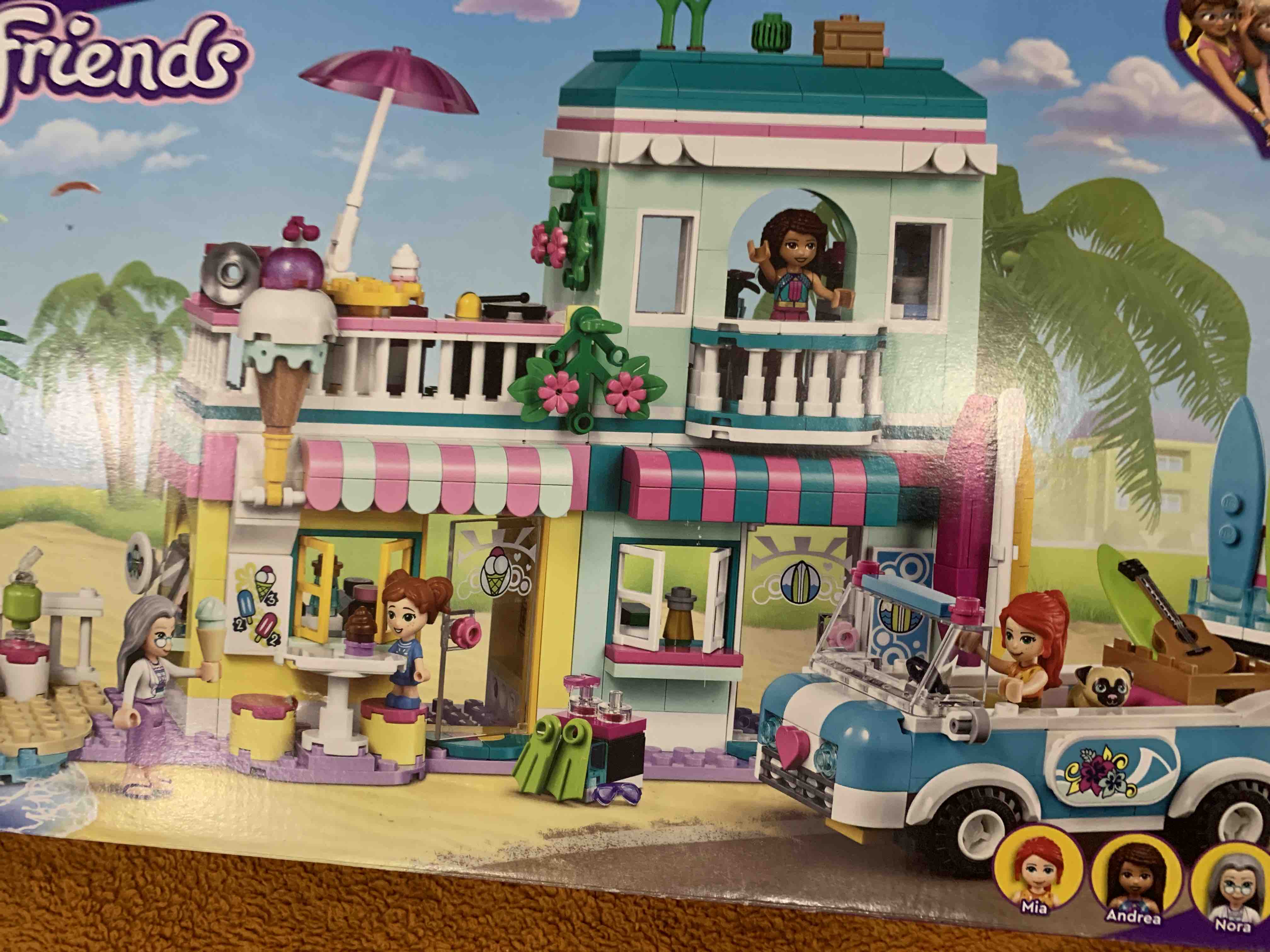 Купить конструктор LEGO Friends 41693 Серферский дом на берегу, цены на  Мегамаркет | Артикул: 100029255616