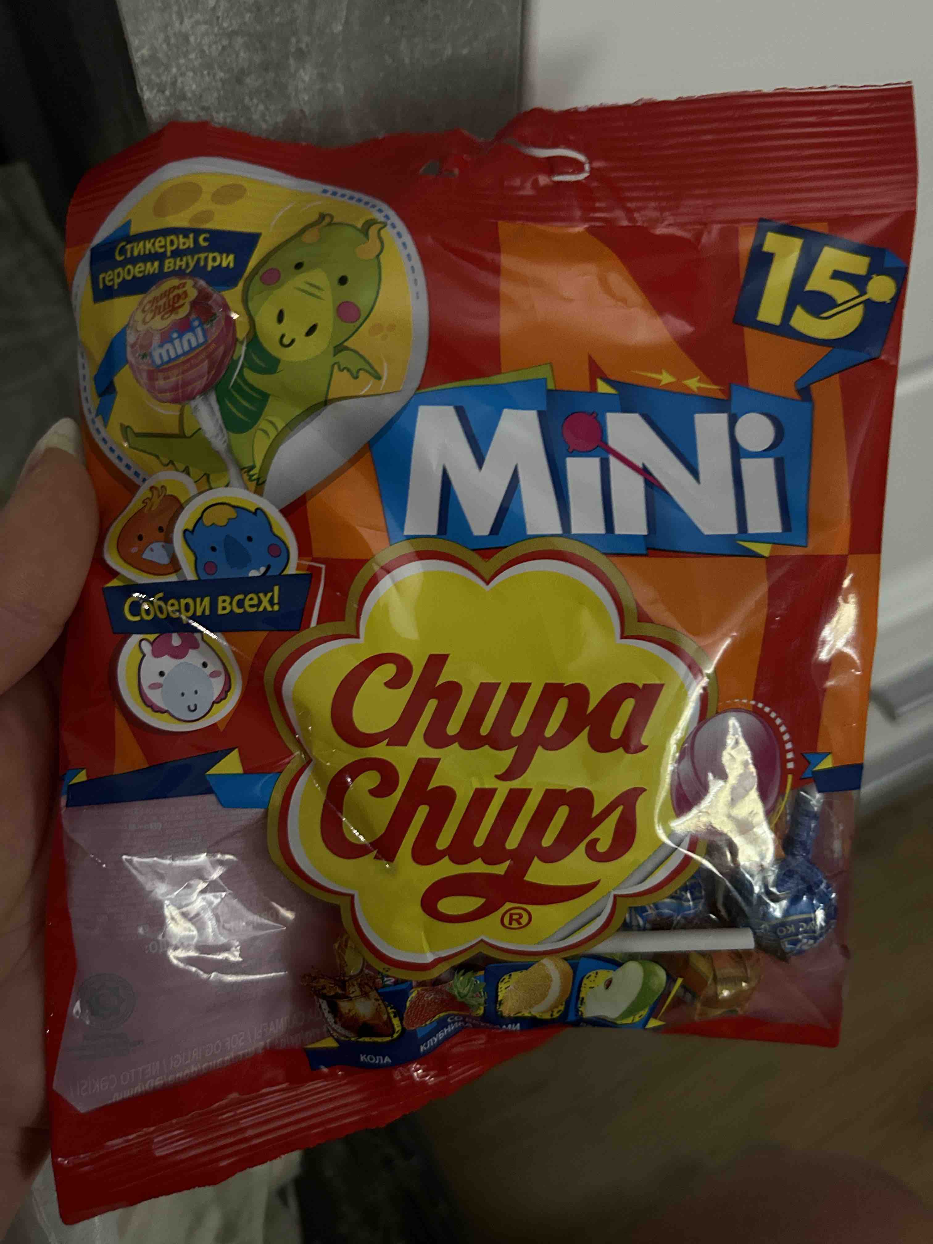 Карамель Chupa Chups мини ассорти 6 г 15 штук - отзывы покупателей на  маркетплейсе Мегамаркет | Артикул: 100024213441