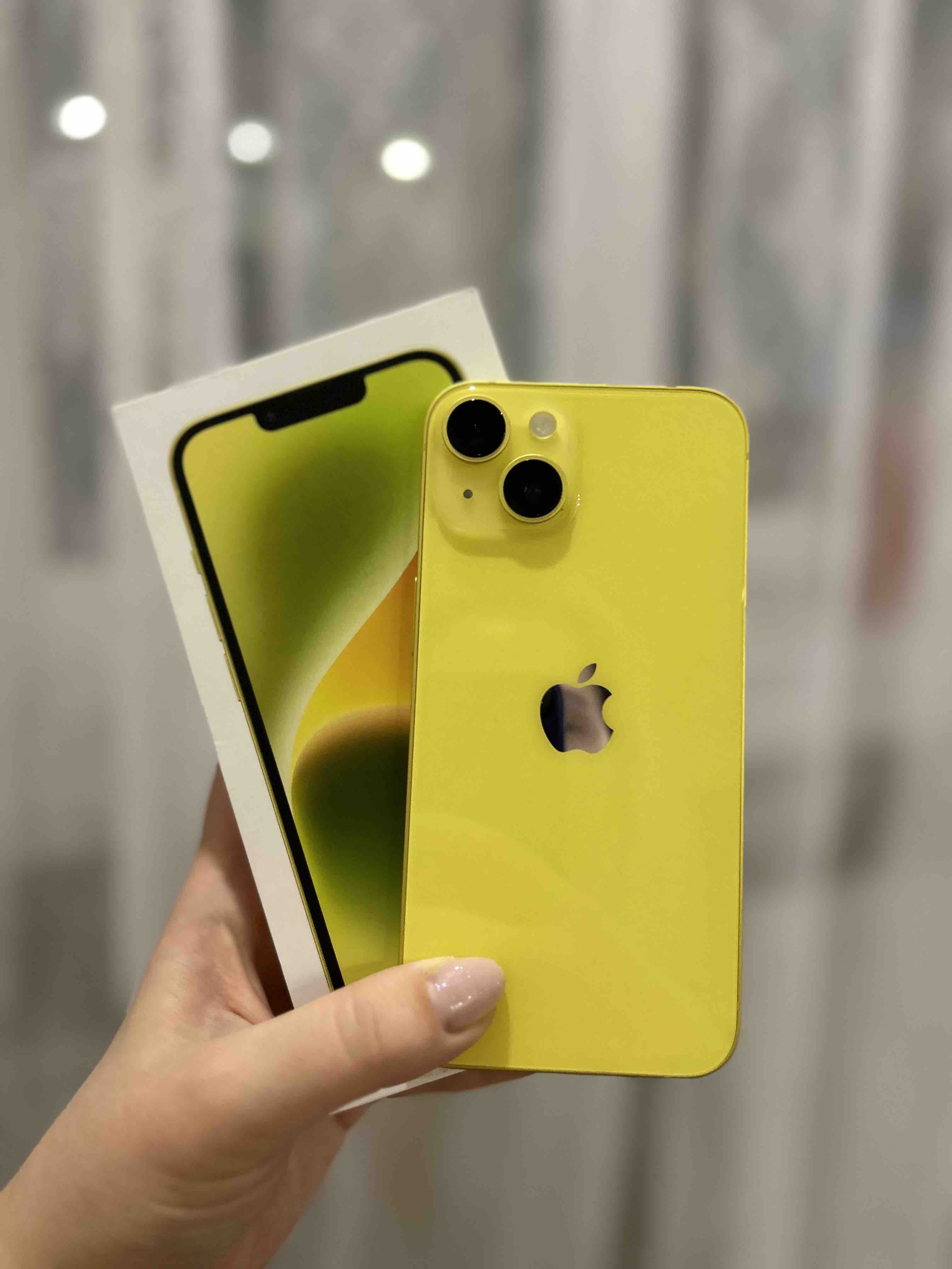 Смартфон Apple iPhone 14 128Gb yellow (2sim) - отзывы покупателей на  Мегамаркет