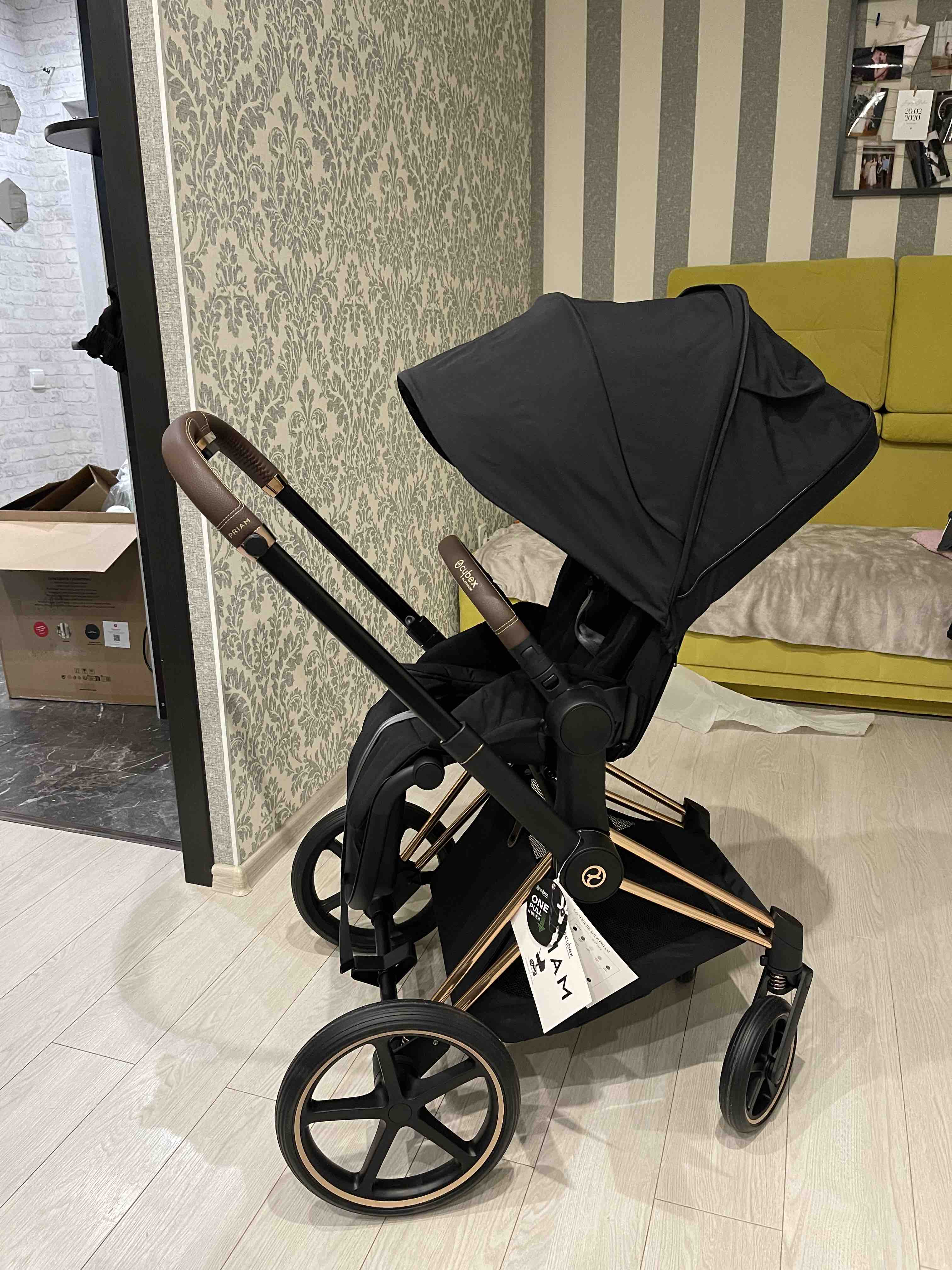 Отзывы о детская коляска 2 в 1 Cybex Priam IV, рама Rosegold, текстиль Deep  Black - отзывы покупателей на Мегамаркет | детские коляски  Rosegold-DeepBlack-4 - 600010400451