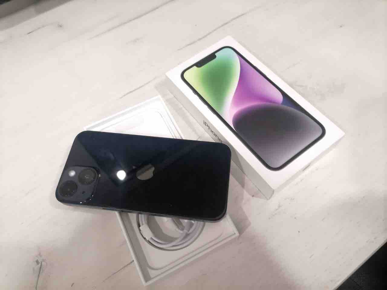 Смартфон Apple iPhone 14 128Gb Midnight (2sim) - купить в Ситилинк, цена на  Мегамаркет