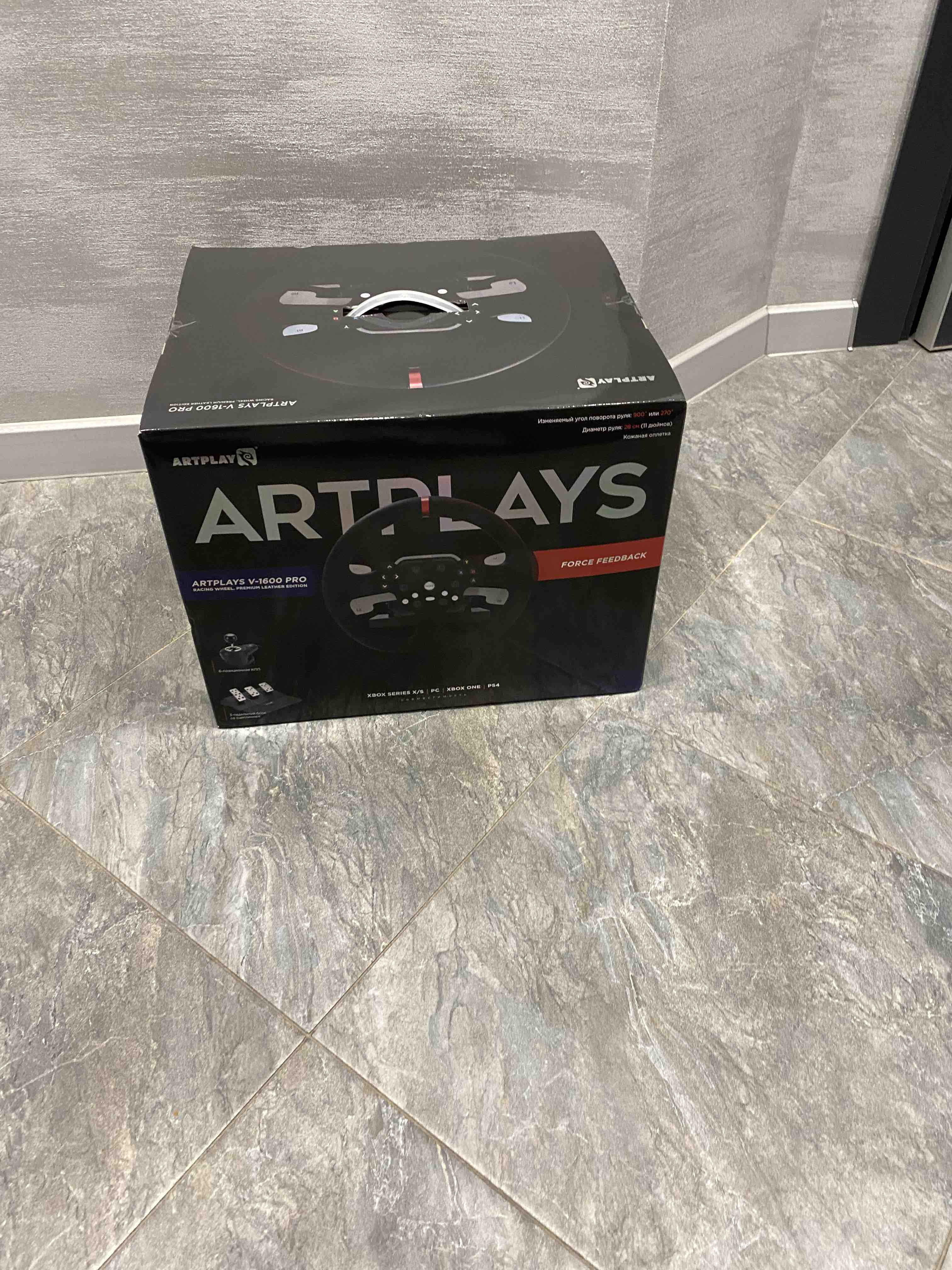 Руль Artplays V-1600 Pro Force Feedback PS4 / Xbox One / Series / PC -  отзывы покупателей на маркетплейсе Мегамаркет | Артикул: 600010935853