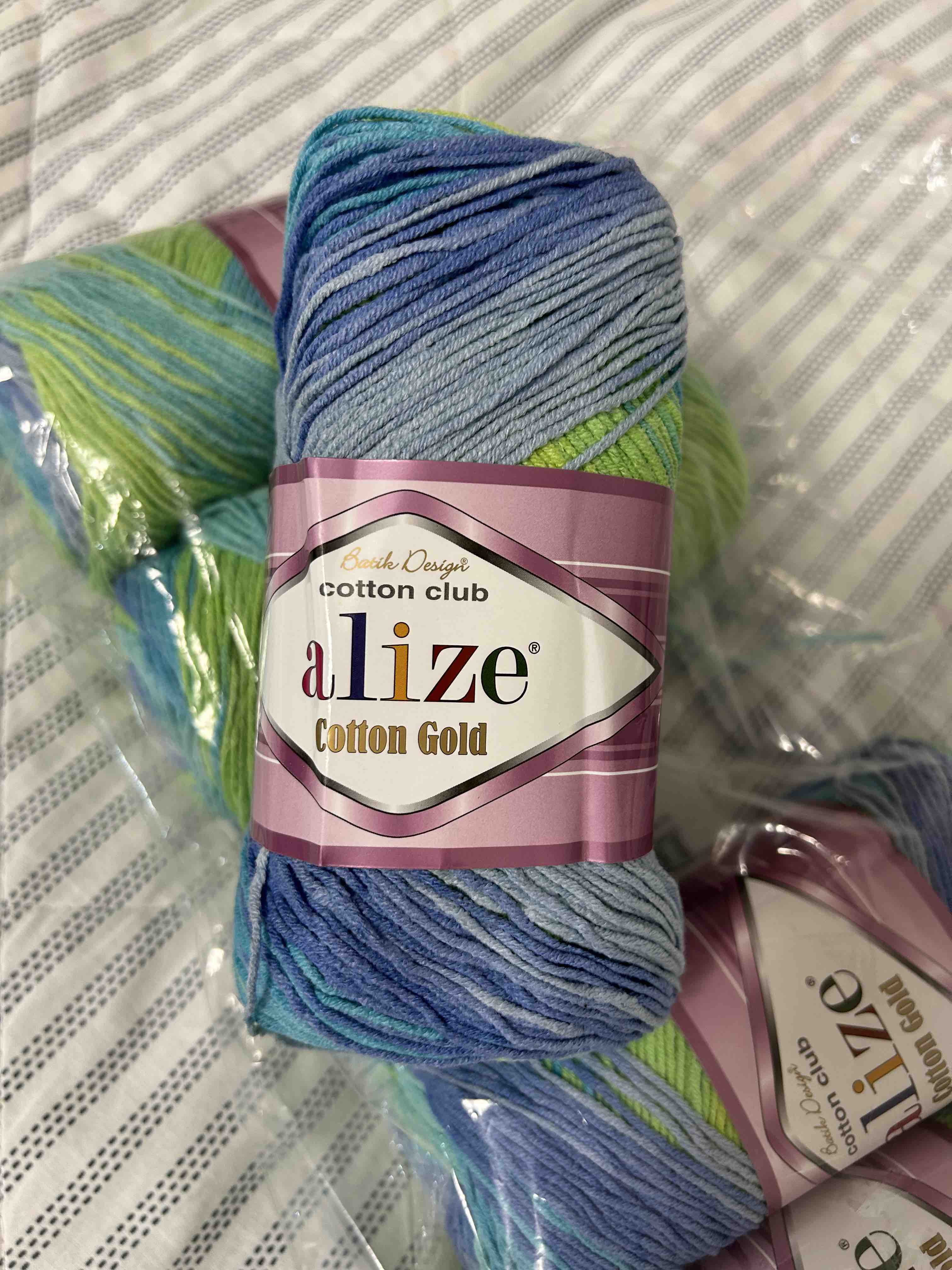 Пряжа Alize Cotton Gold: готовые работы