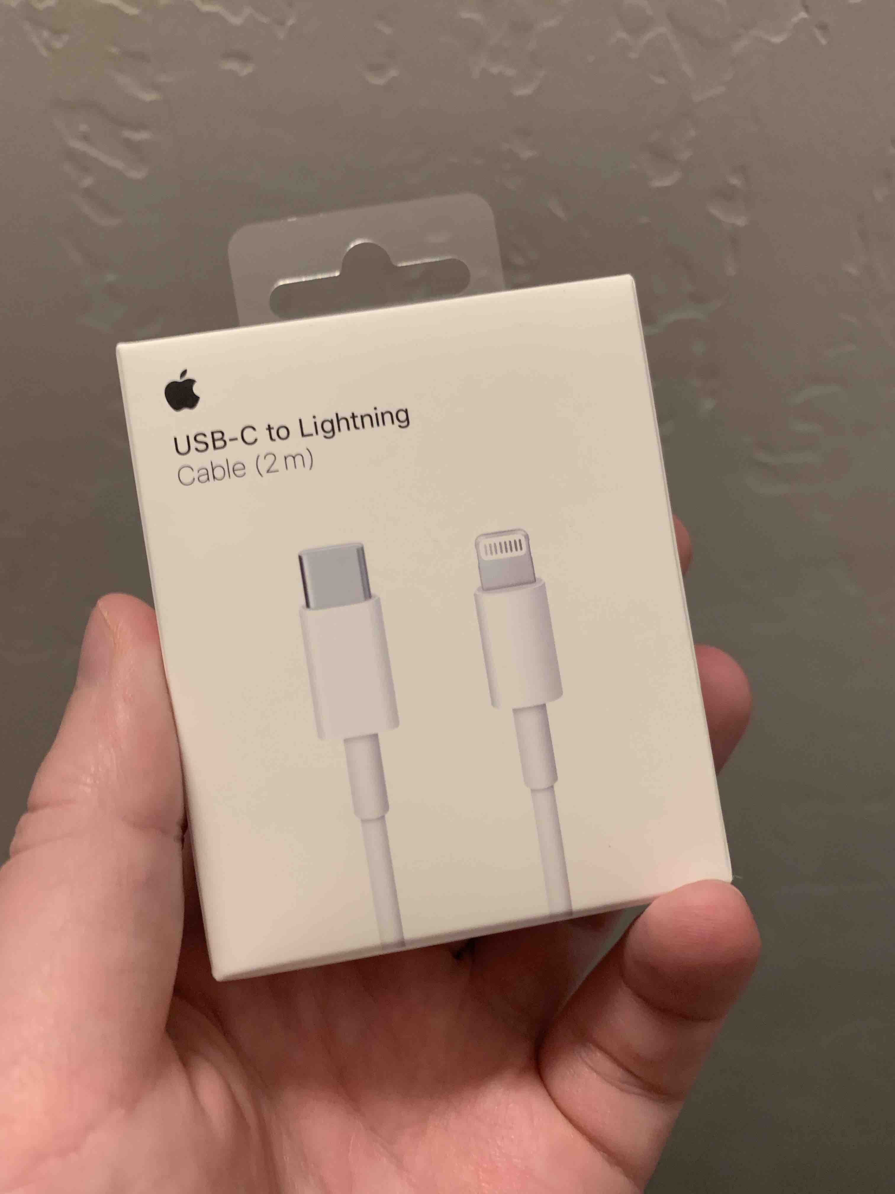 Кабель Apple USB-C to Lightning Cable (2 m) (MQGH2ZM/A) - отзывы  покупателей на маркетплейсе Мегамаркет | Артикул: 100029398914