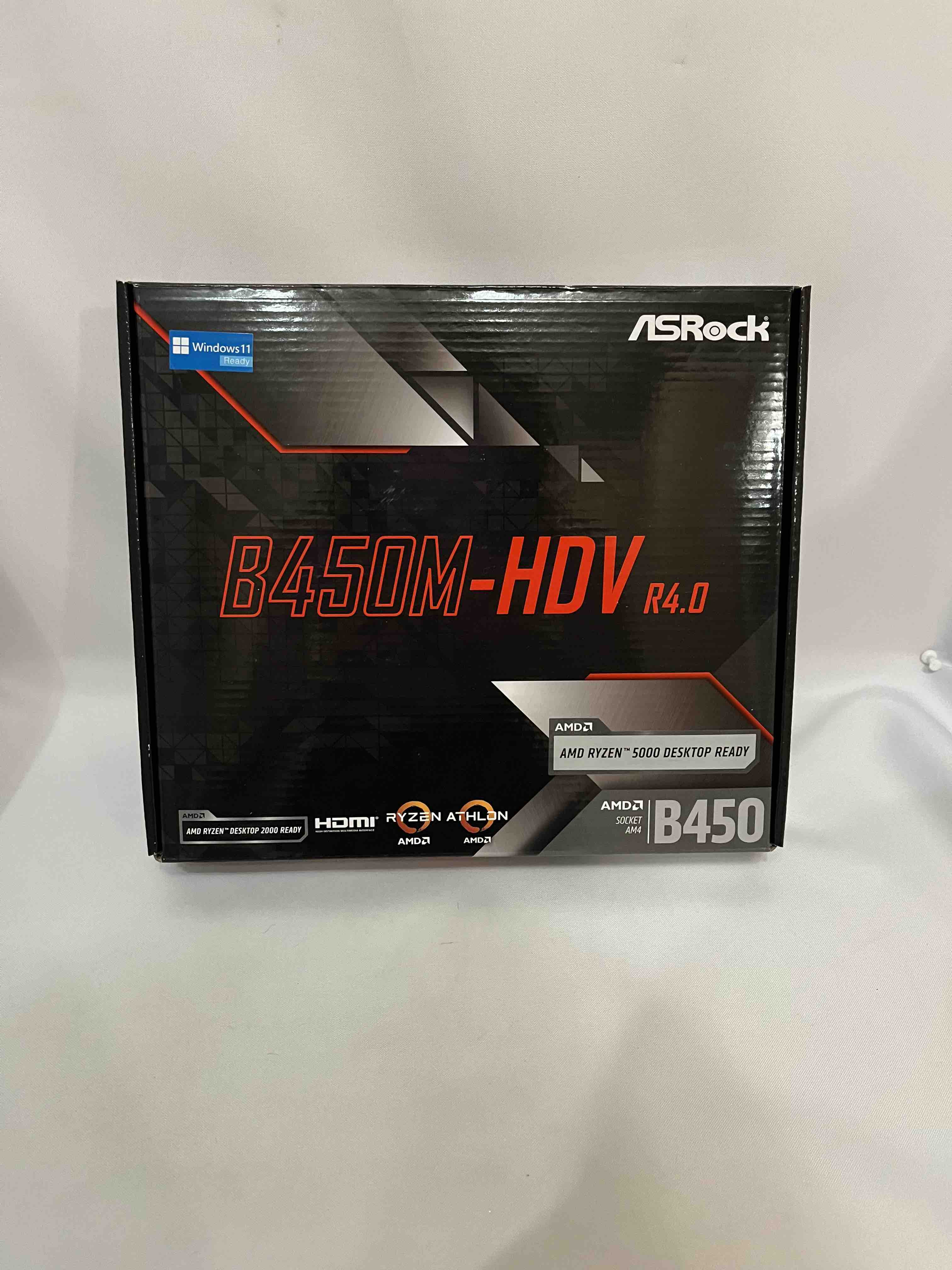 Материнская плата ASRock B450M-HDV R4.0, купить в Москве, цены в  интернет-магазинах на Мегамаркет