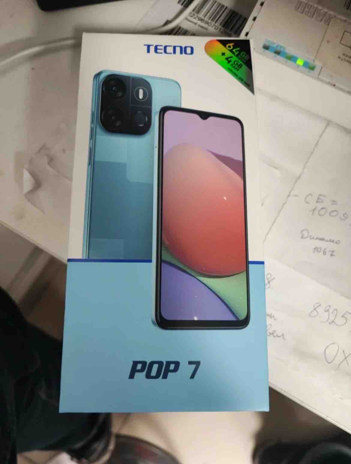 Смартфон Tecno Pop 7 2/64GB голубой (BF6BL), купить в Москве, цены в  интернет-магазинах на Мегамаркет