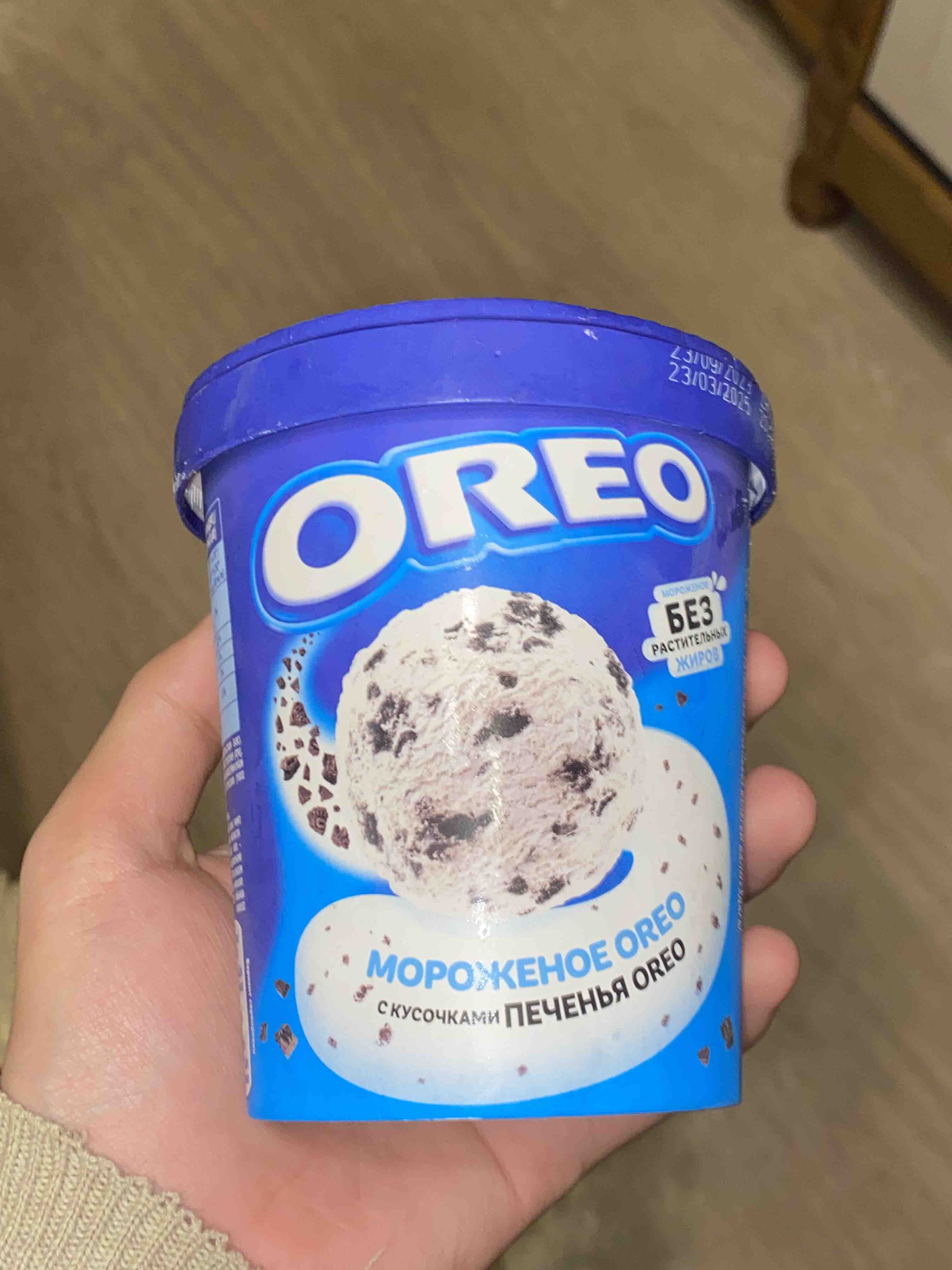 Купить мороженое сливочное Oreo с кусочками печенья 263 г, цены на  Мегамаркет | Артикул: 100059854739