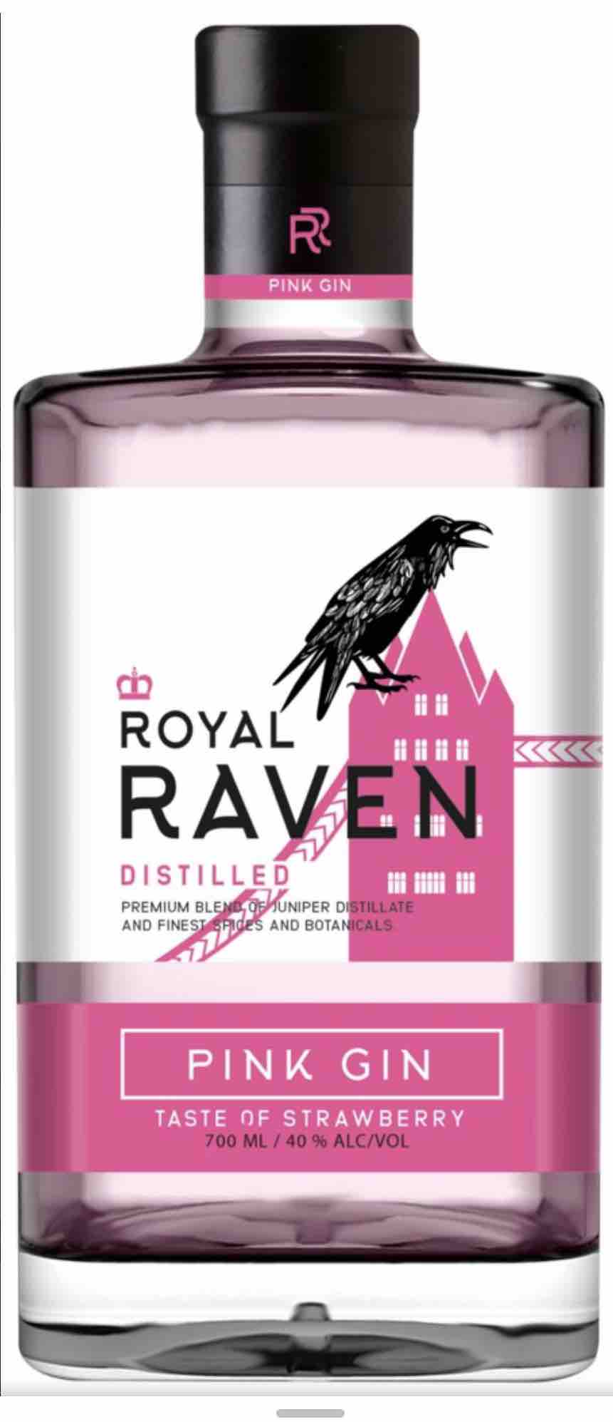 Джин Royal Raven Pink 40% 0,5 л - купить в Питейный дом 