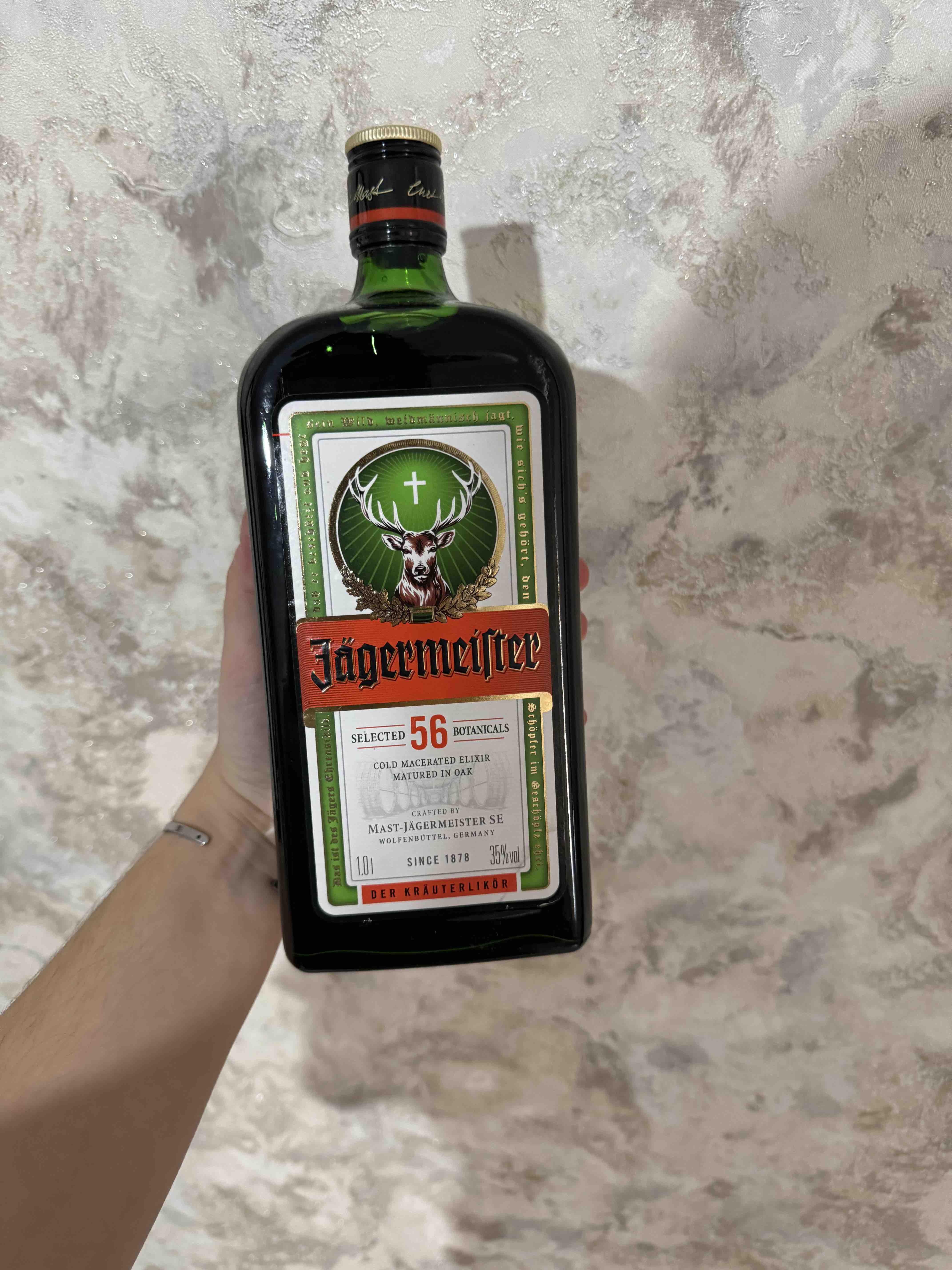 Ликер Jagermeister 1 л - отзывы покупателей на маркетплейсе Мегамаркет |  Артикул: 100028140714