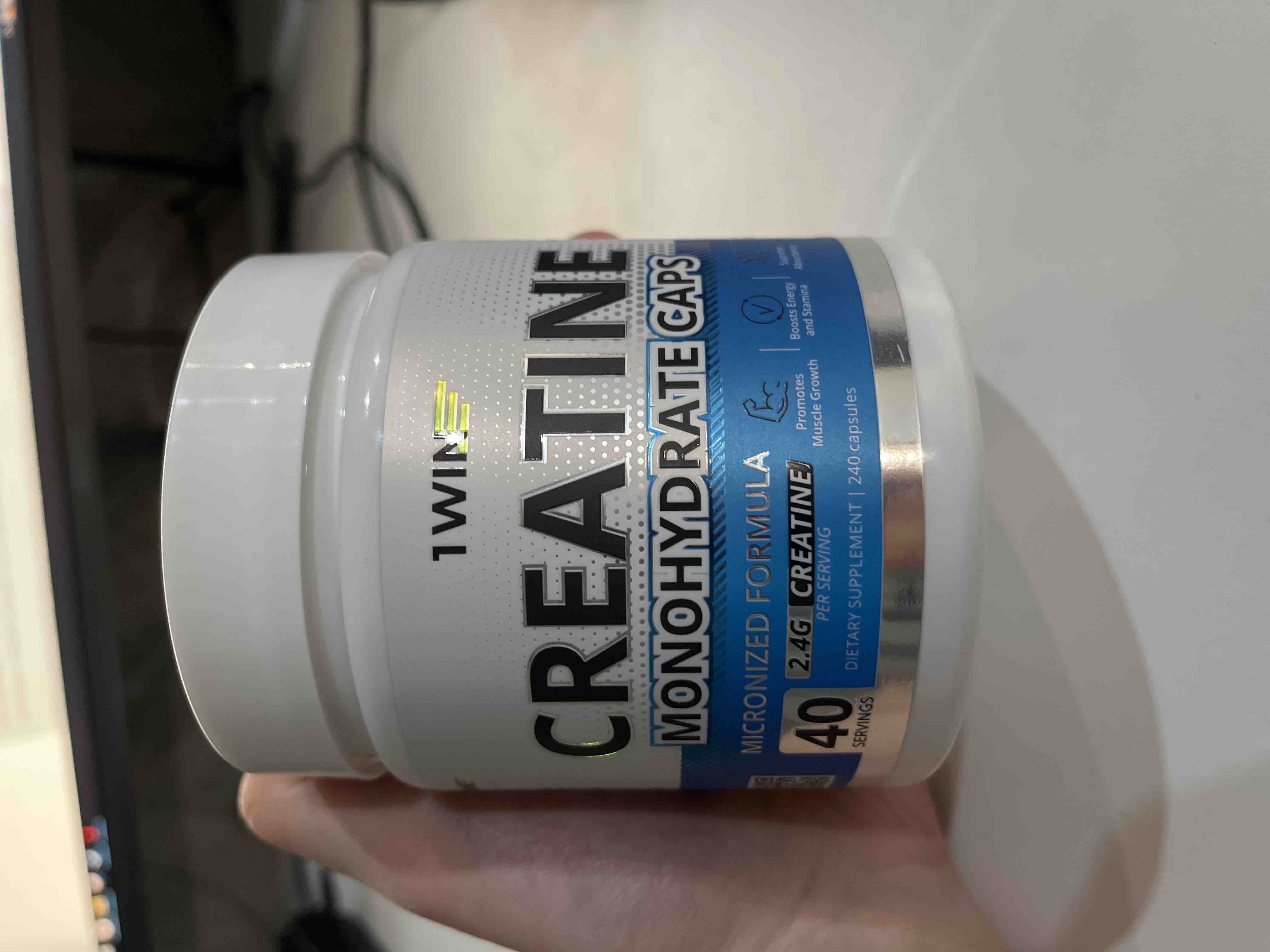 Креатин моногидрат в капсулах Creatine Monohydrate 1WIN, 240 капсул -  отзывы покупателей на Мегамаркет | 600009466545