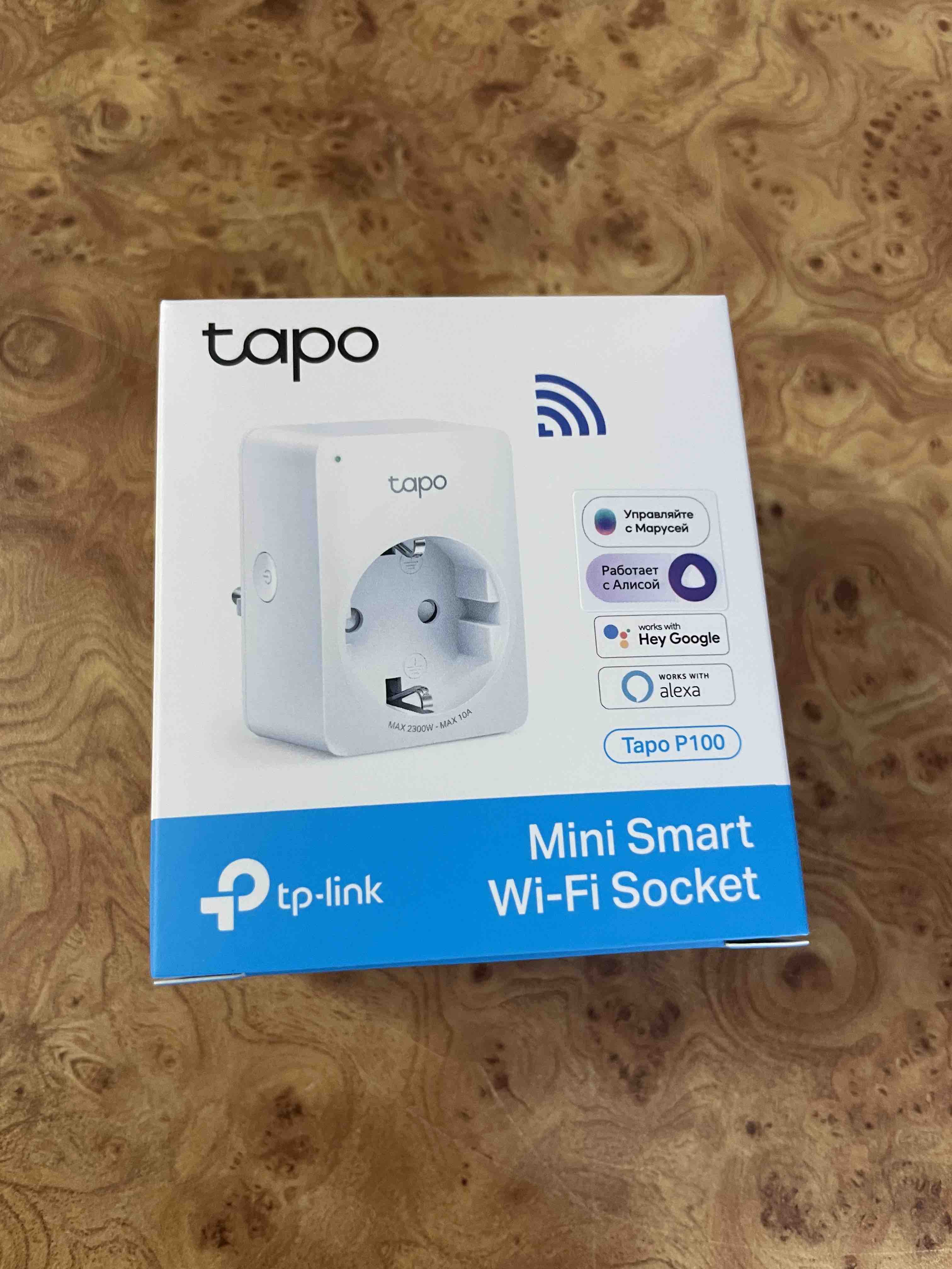 Умная розетка TP-Link Tapo P100 (1-pack) - отзывы покупателей на  маркетплейсе Мегамаркет | Артикул: 100028506493