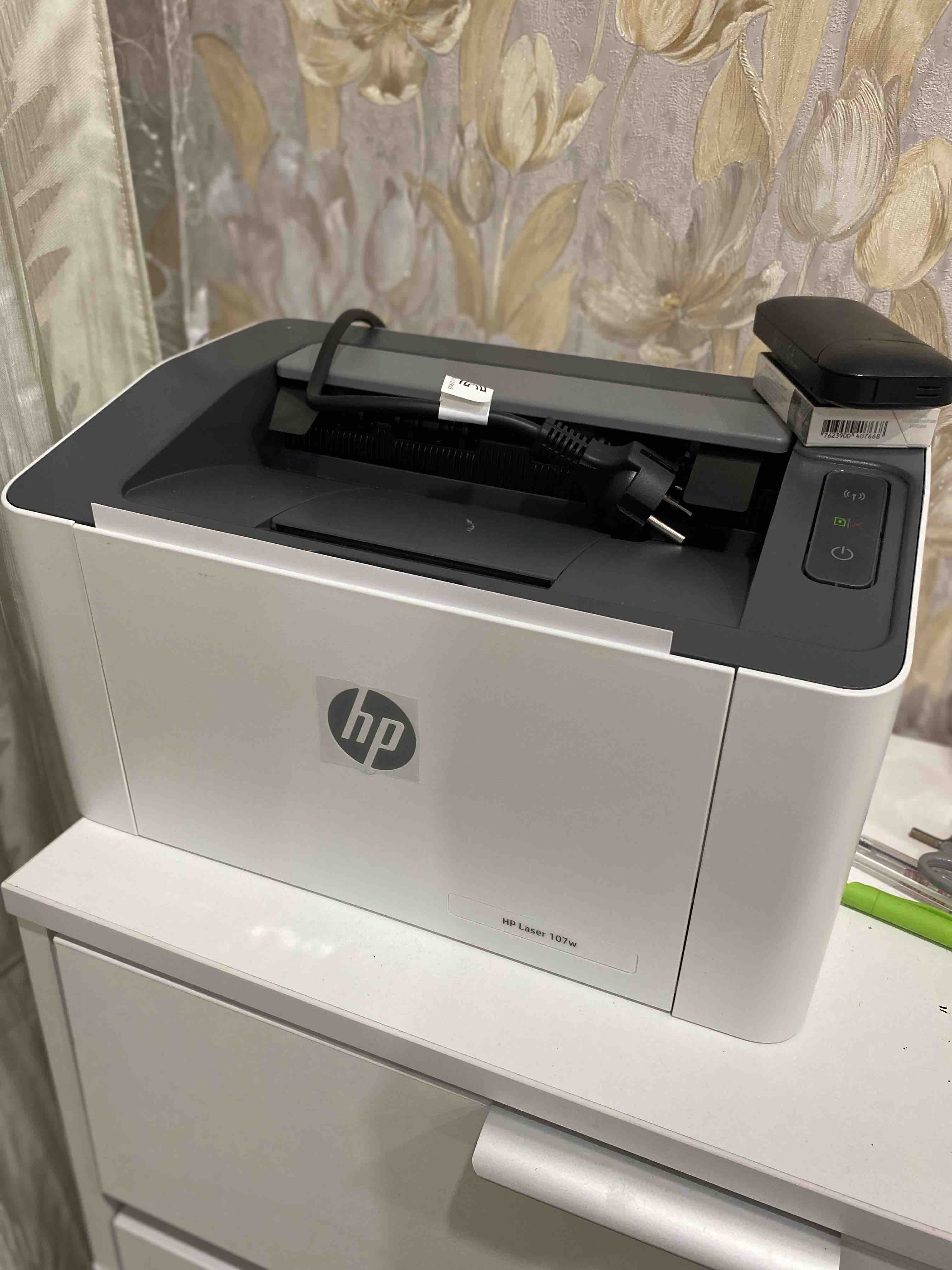 Лазерный Принтер HP Laser 107w (4ZB78A) - отзывы покупателей на  маркетплейсе Мегамаркет | Артикул: 100025370244