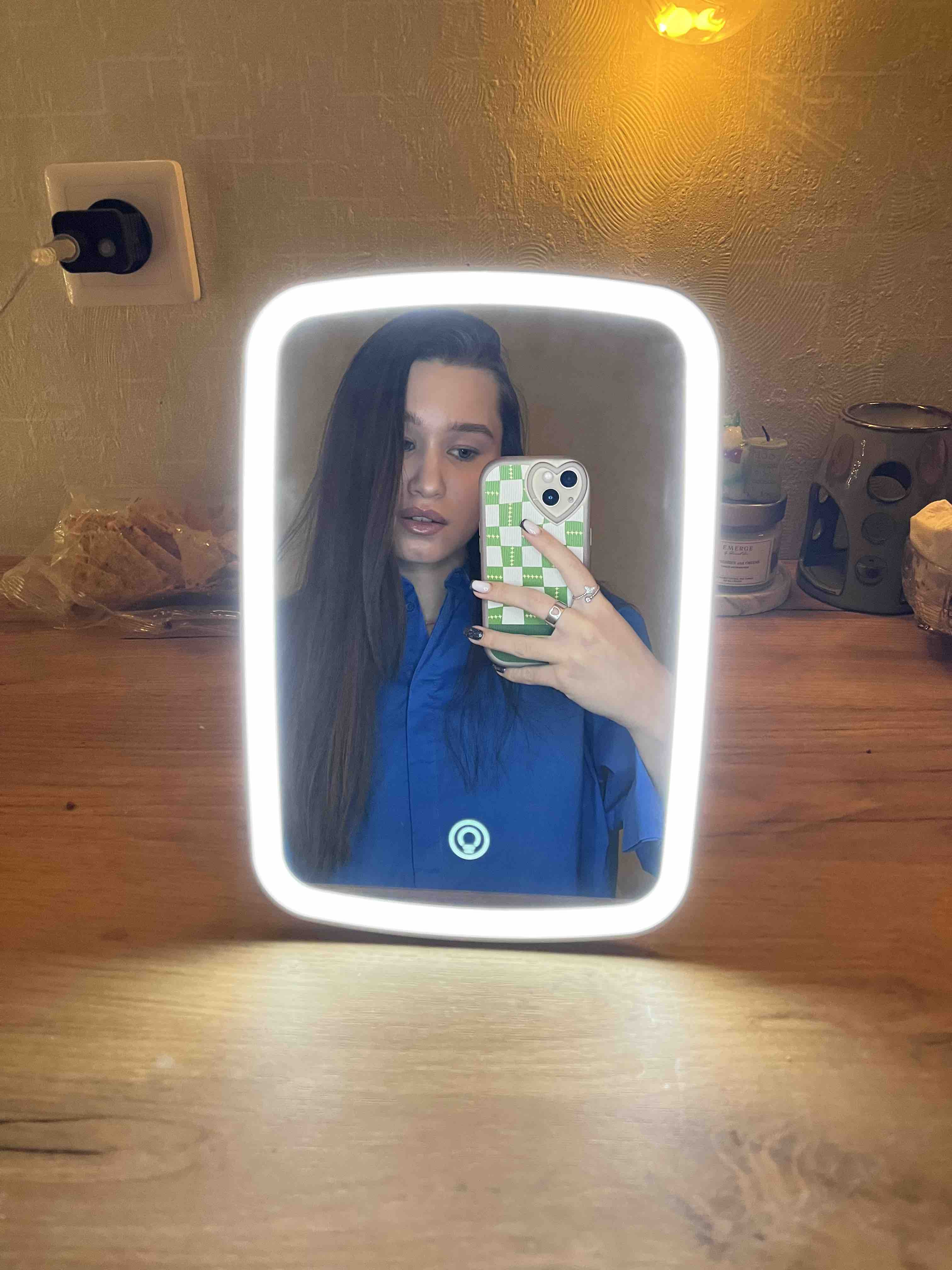 Зеркало для макияжа Xiaomi Jordan Judy LED Makeup Mirror NV026 - отзывы  покупателей на Мегамаркет | 600004304738