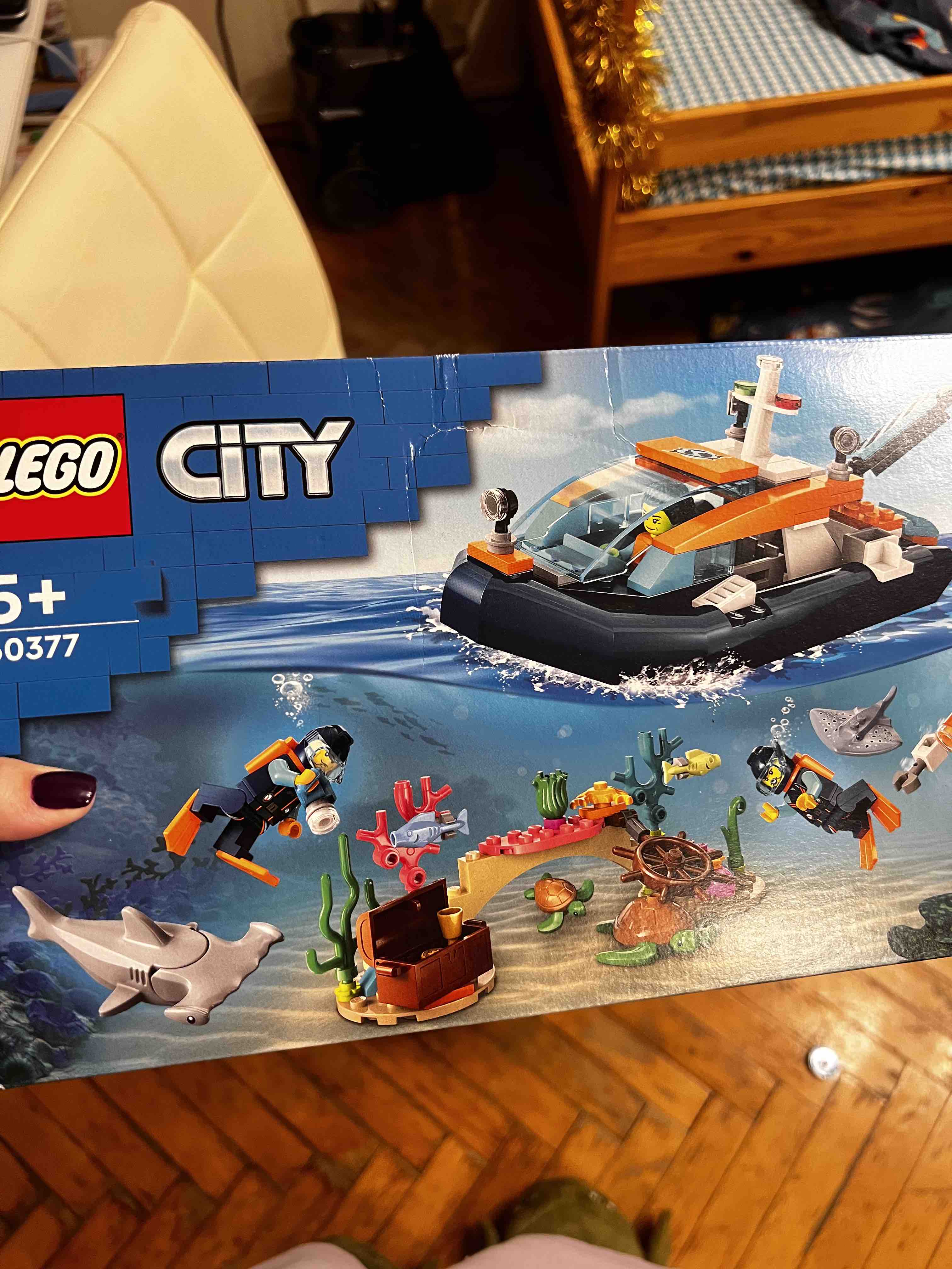 Отзывы о конструктор LEGO City Исследовательская водолазная лодка , 182  детали, 60377 - отзывы покупателей на Мегамаркет | конструкторы LEGO -  100056152505